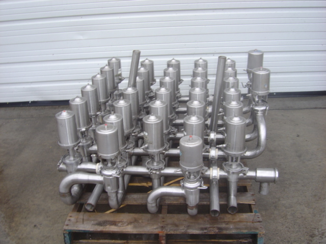 Used 4x6 CLUSTER OF 2" VALVES