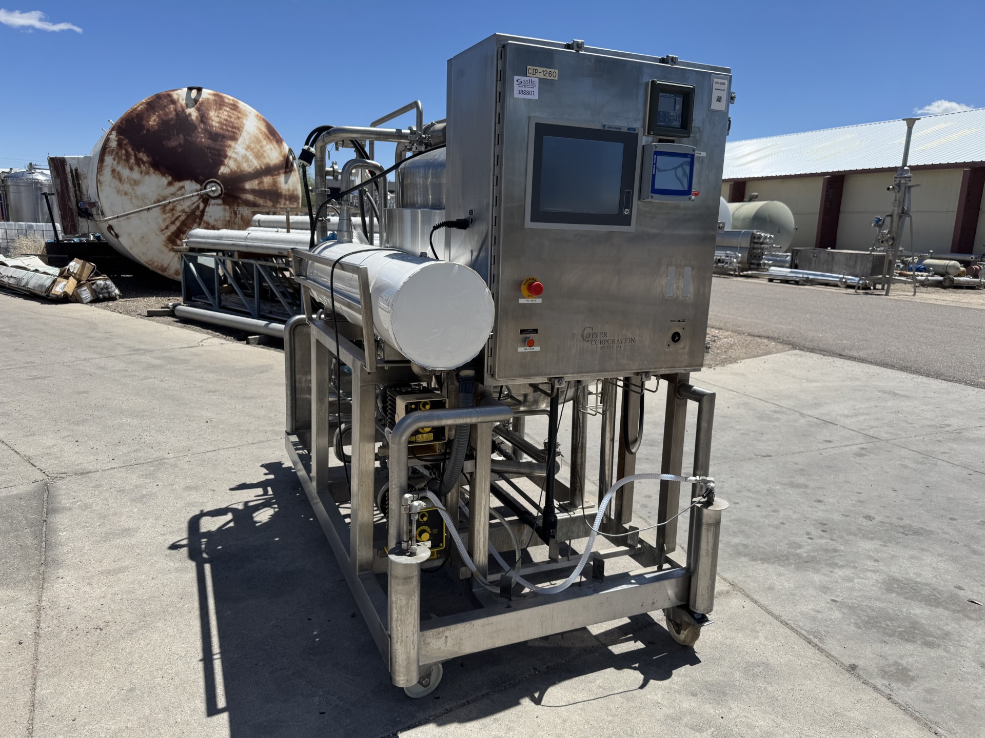 Tested SINGLE TANK CIP SYSTEM