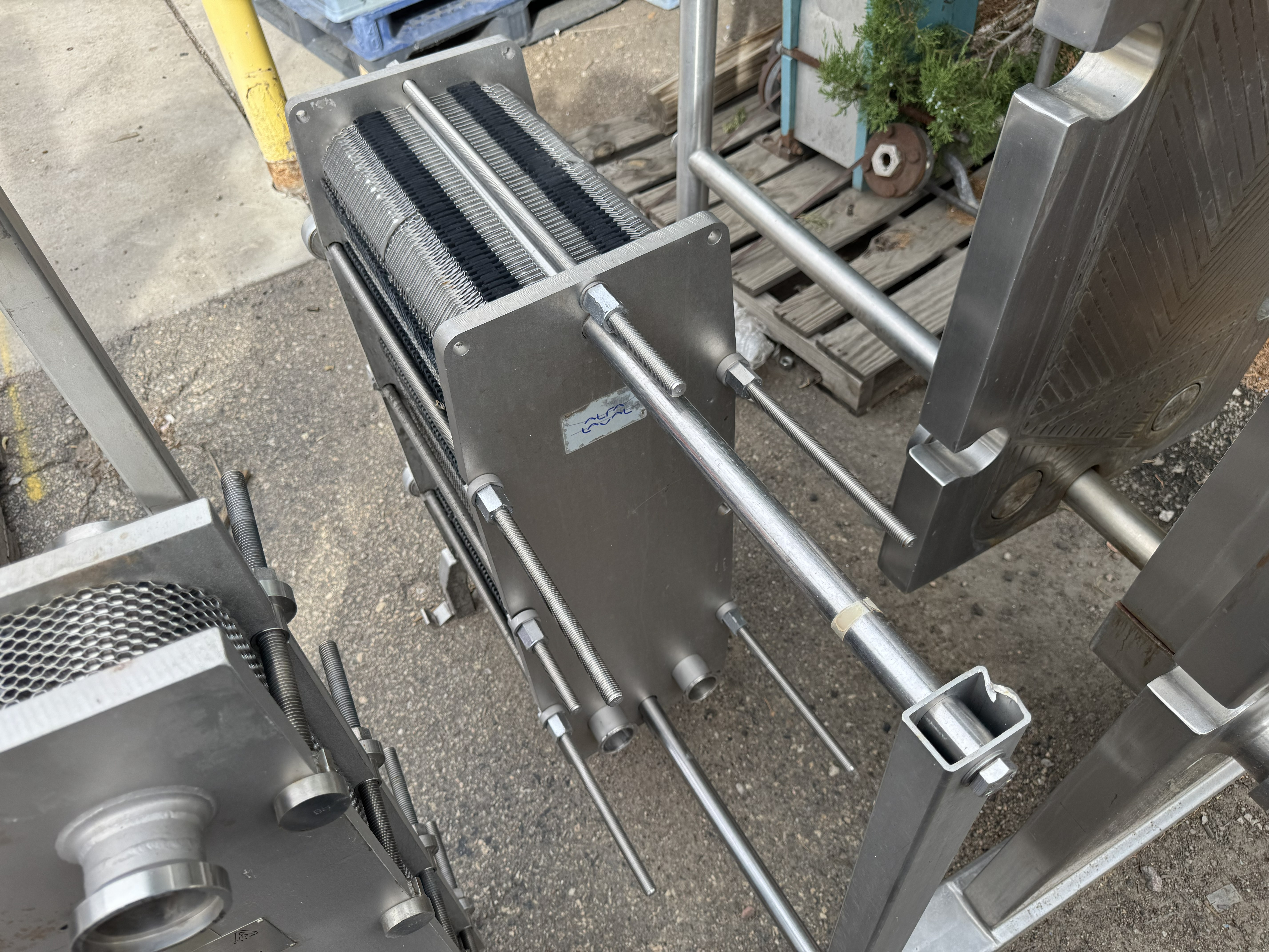 Used ALFA LAVAL PLATE HEAT EXCHANGER