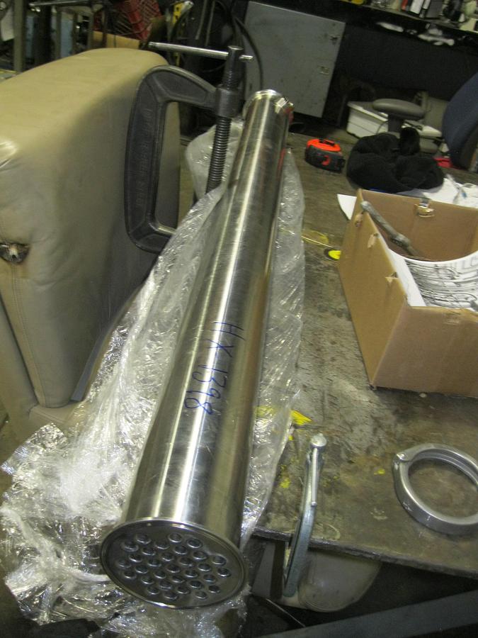 Tested 12 SQ. FT. TUBE & SHELL HEAT EXCHANGER