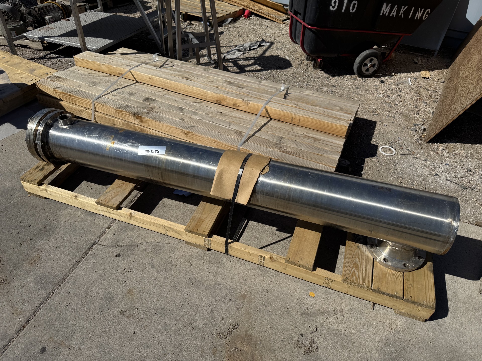 Refurbished 30 SQ FT. TUBE AND SHELL HEAT EXCHANGER