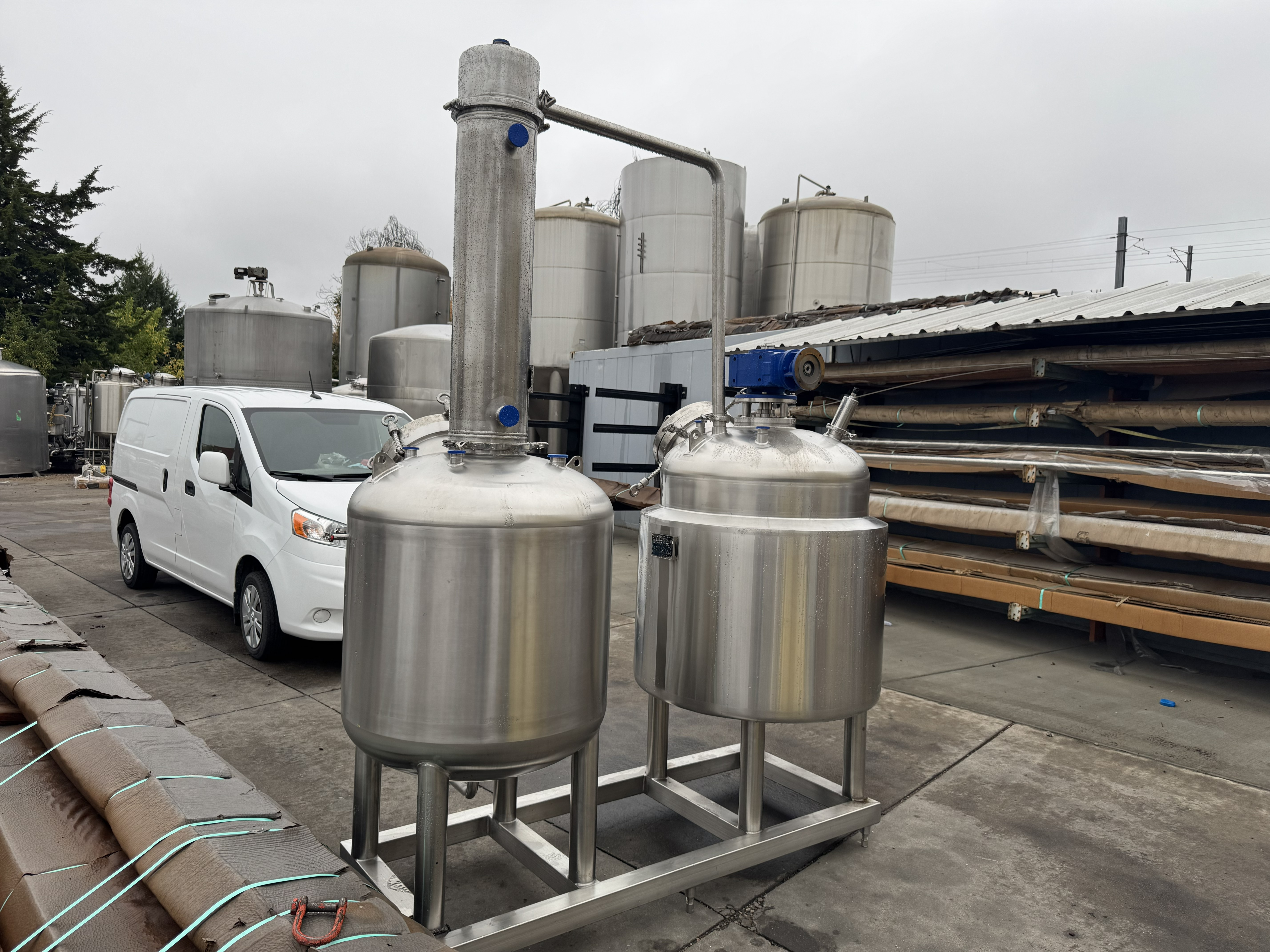Used BULK EVAPORATION AND SEPARATION SYSTEM