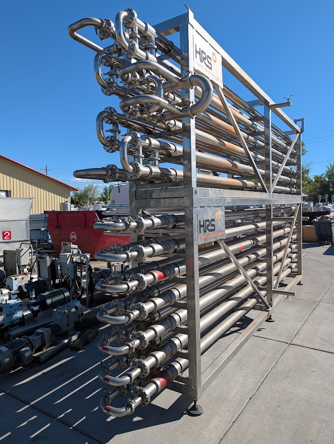 Used HRS TRIPLE TUBE HEAT EXCHANGER