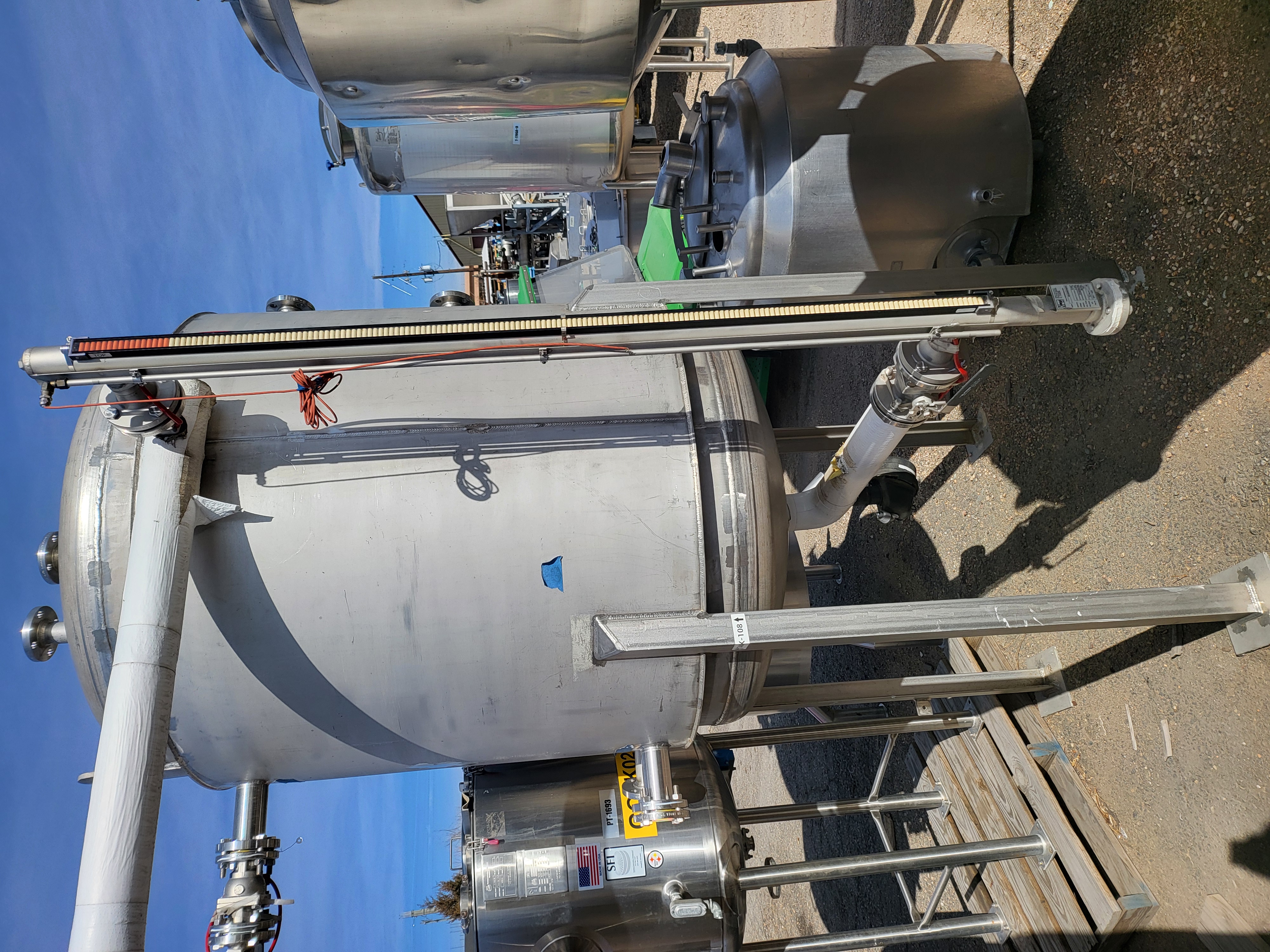 Refurbished JACKETED PRESSURE VESSEL