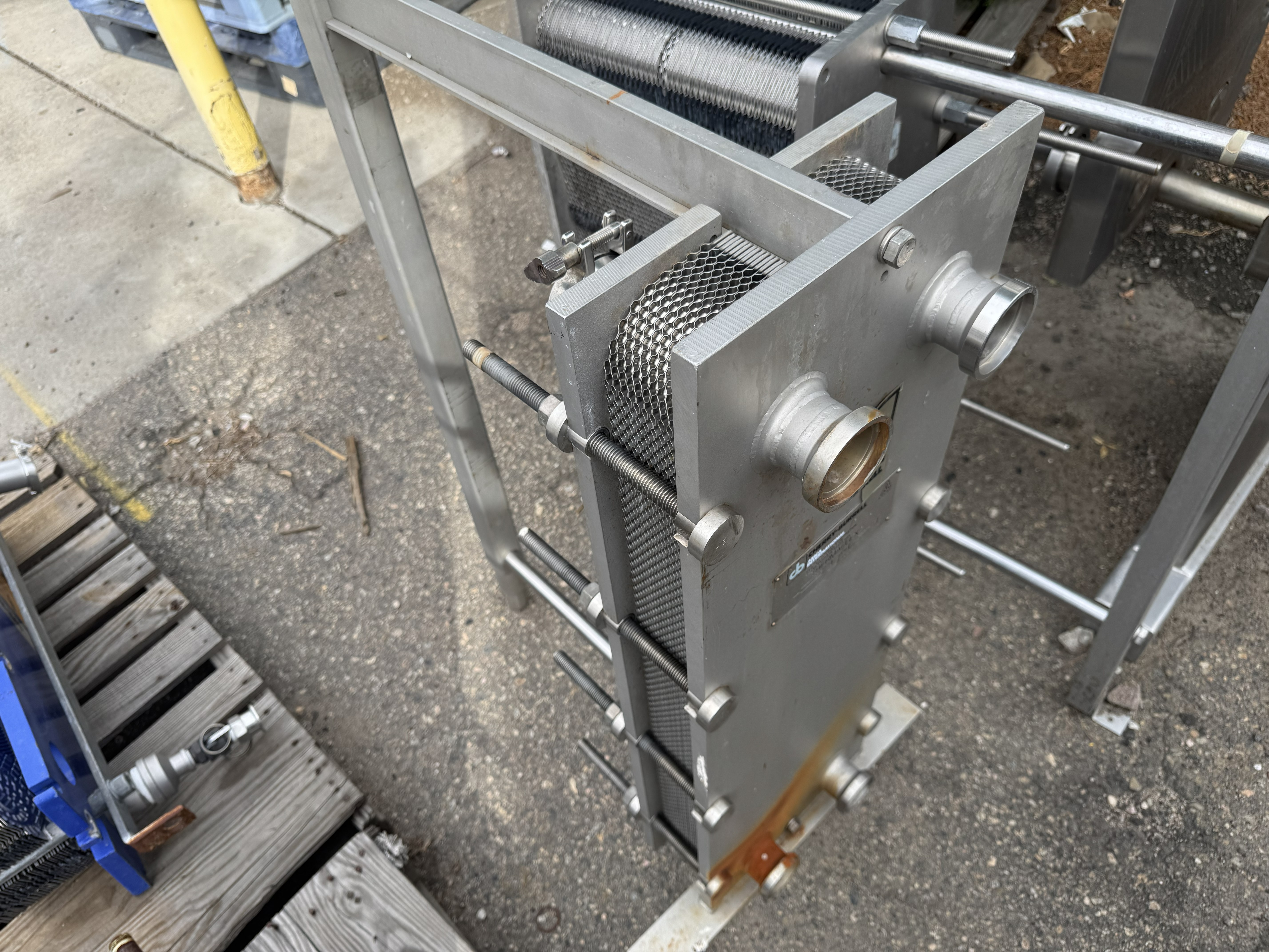 Used CHERRY BURRELL PLATE HEAT EXCHANGER