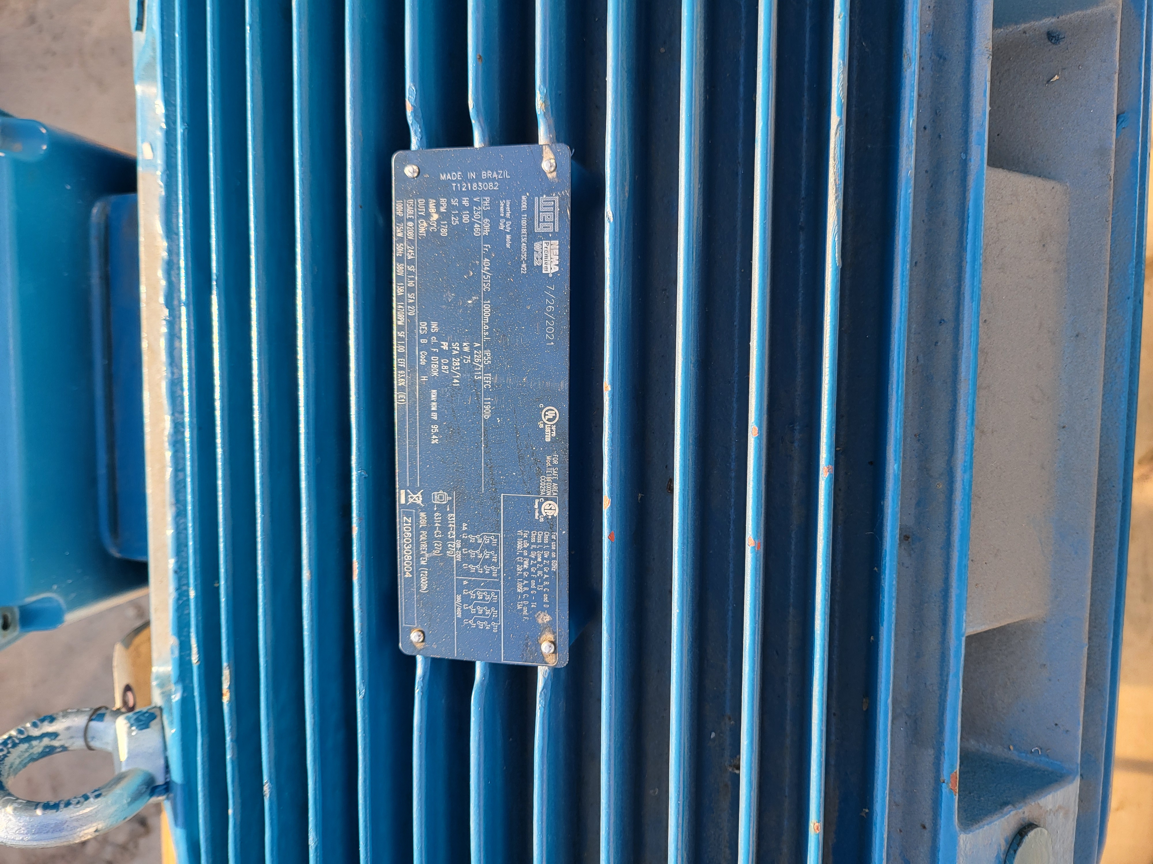 ALFA LAVAL LKH-40 WITH 5 HP STAINLESS MOTOR