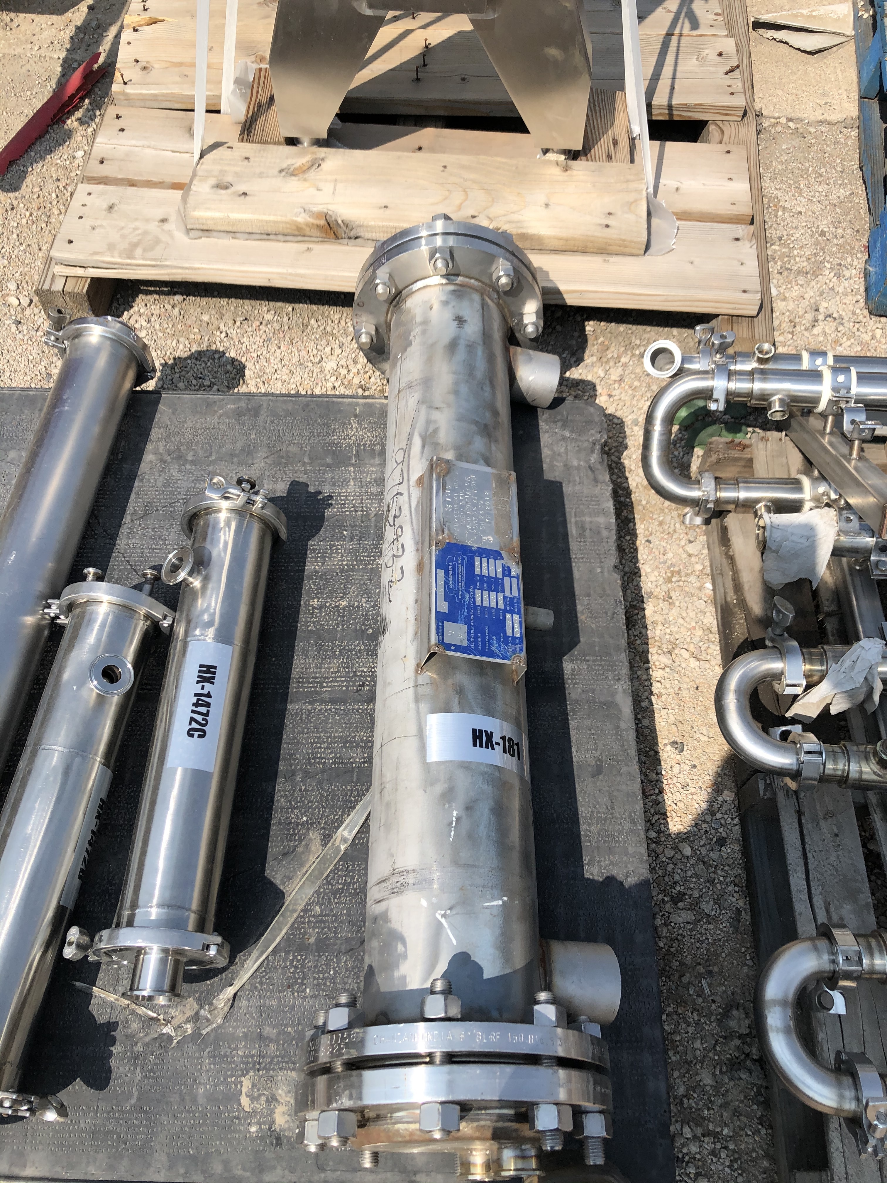 Refurbished CONDENSER & CHILLER SERVICES 40 SQ FT HEAT EXCHANGER 6.3.30.1/3