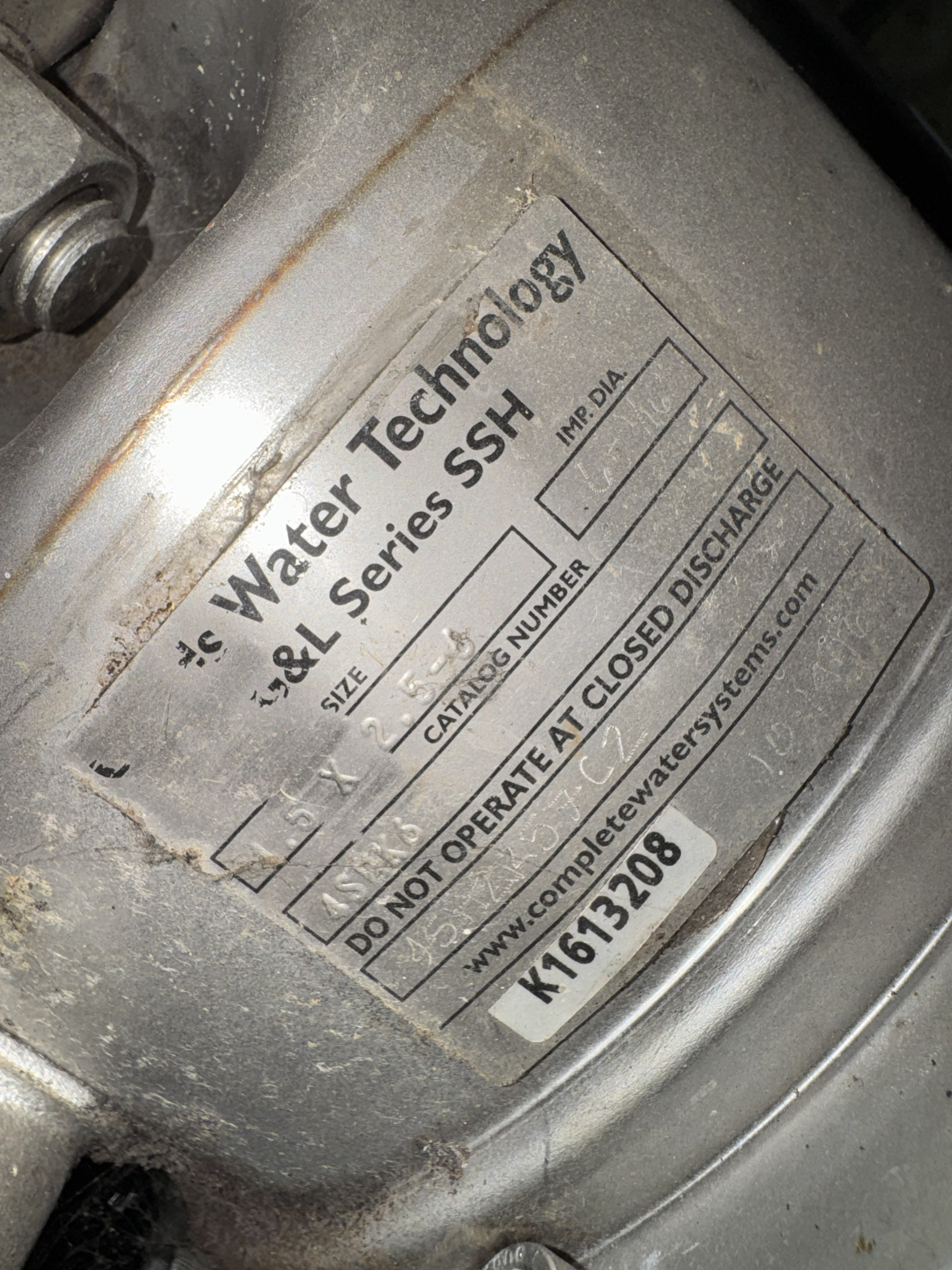 Used 180 GALLON COP TANK