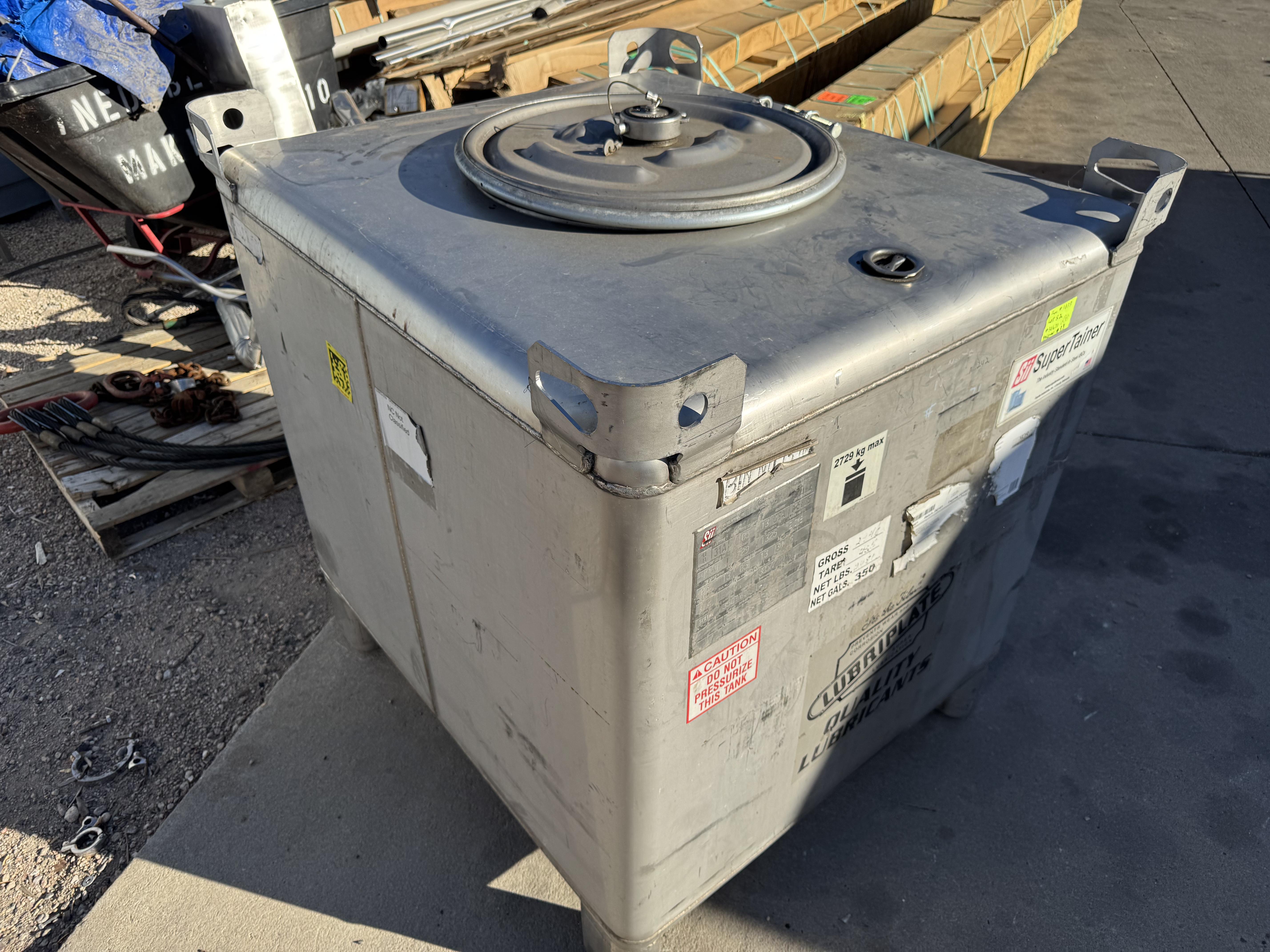 Tested 350 GALLON TOTE TANK