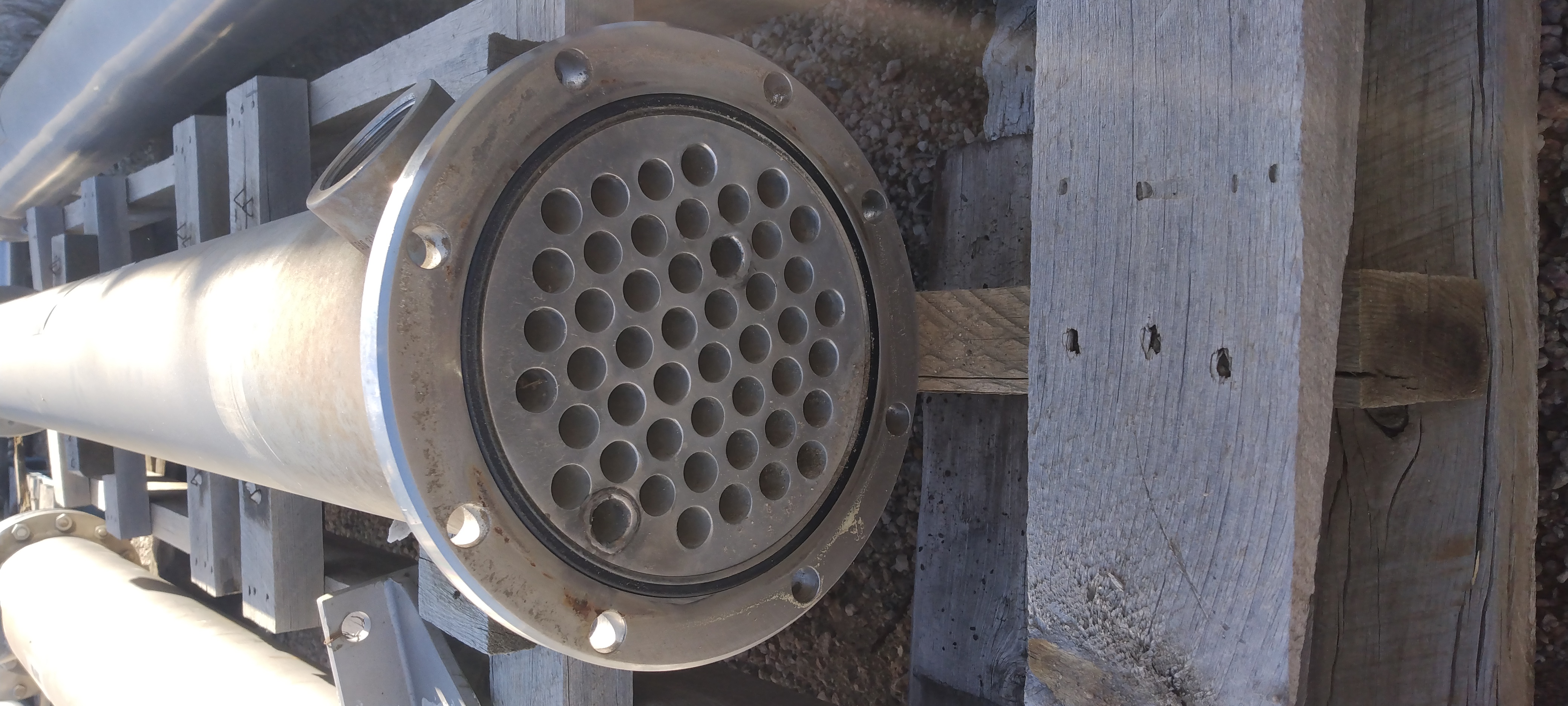 Refurbished 90 SQUARE FOOT TUBE & SHELL HEAT EXCHANGER