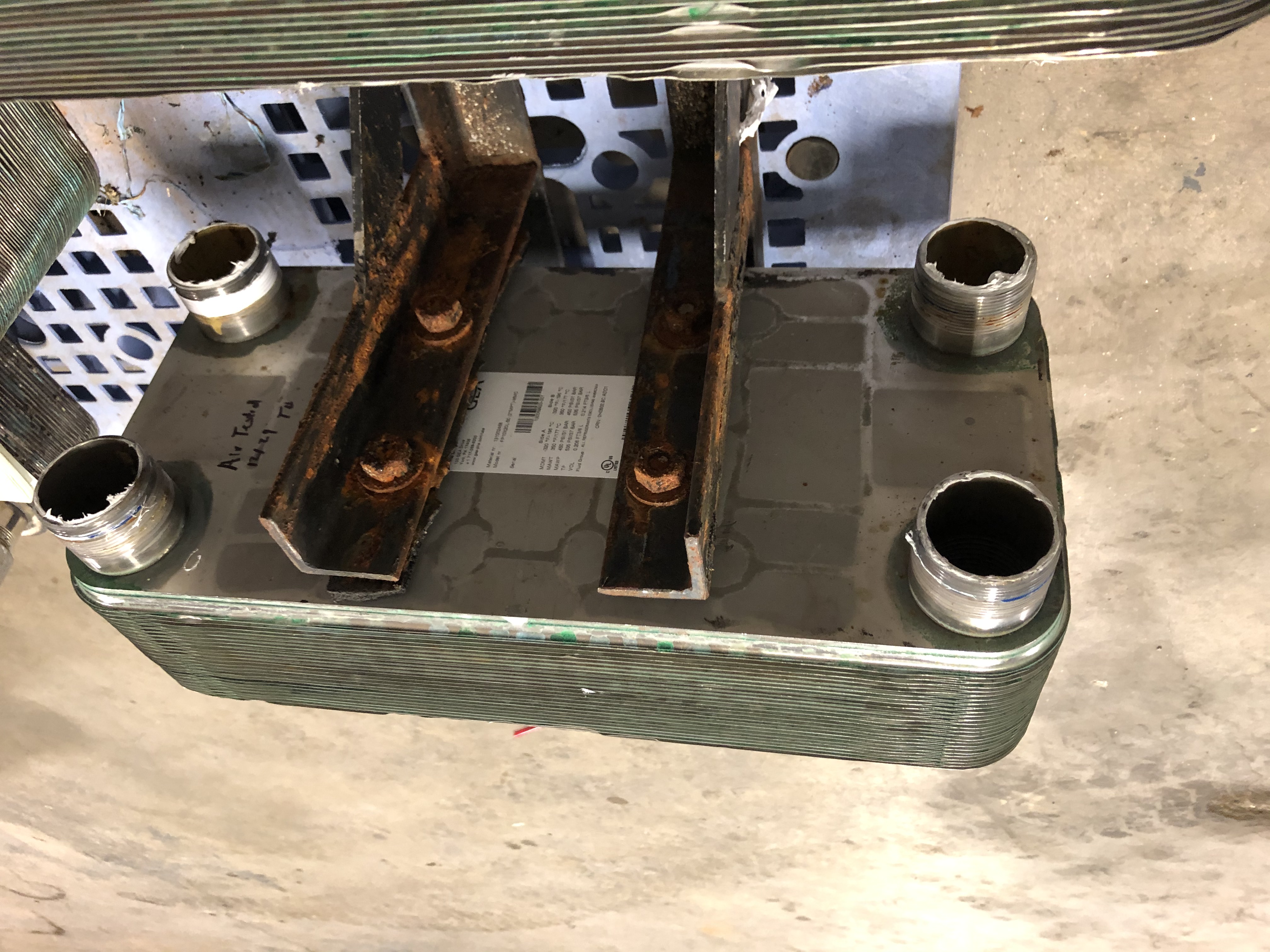 Used GEA PLATE HEAT EXCHANGER
