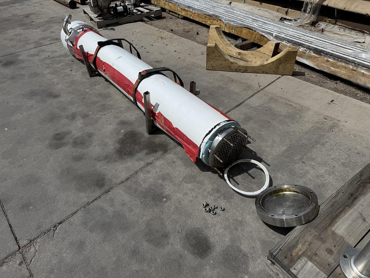 Tested TUBE AND SHELL HEAT EXCHANGER.