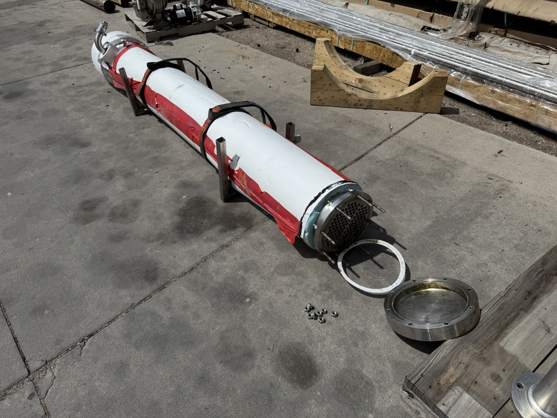 Tested TUBE AND SHELL HEAT EXCHANGER.