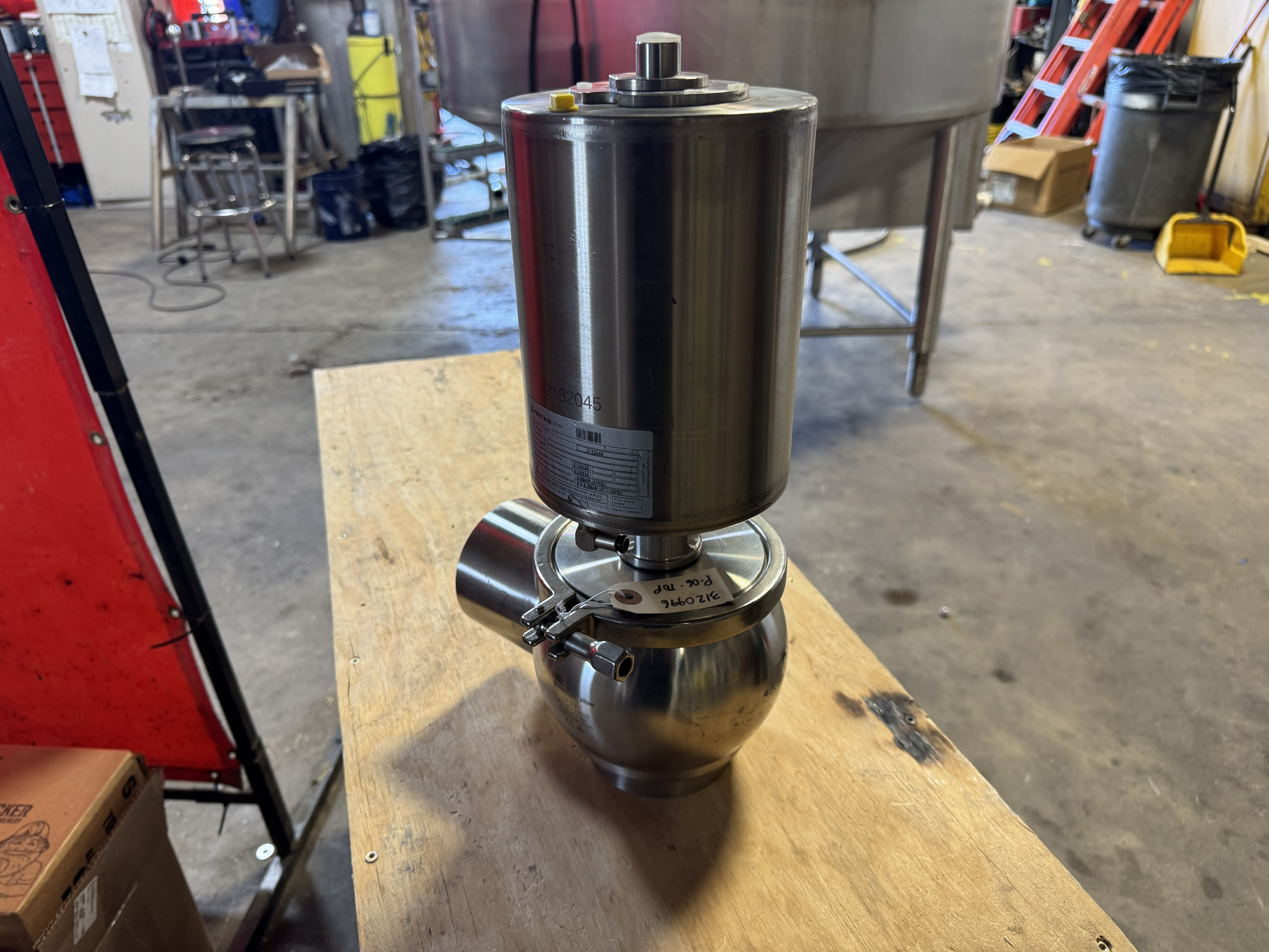 Used PENTAIR/SUDMO SVP SERIES SHUT OFF VALVE