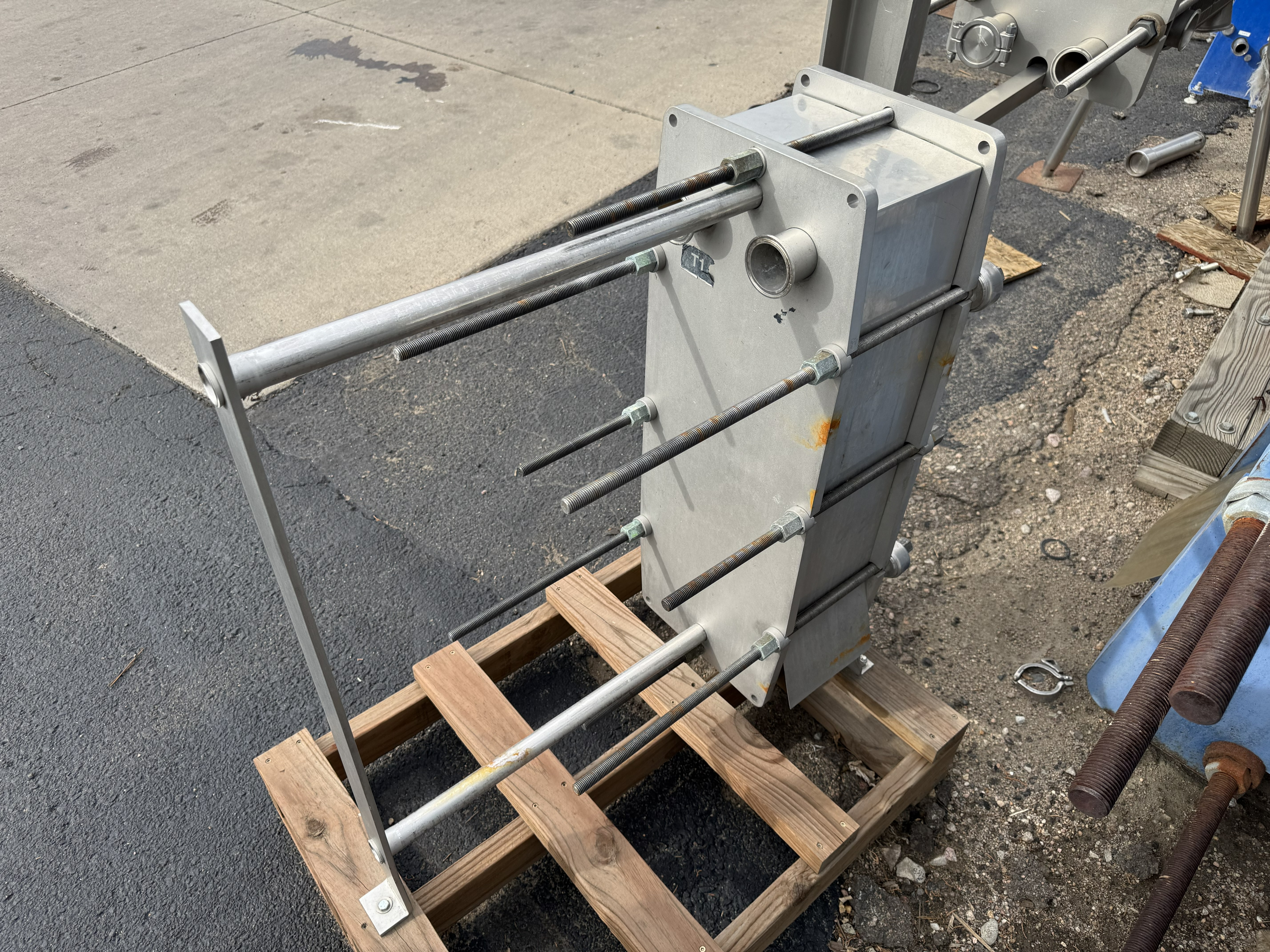 Used ALFA LAVAL PLATE HEAT EXCHANGER