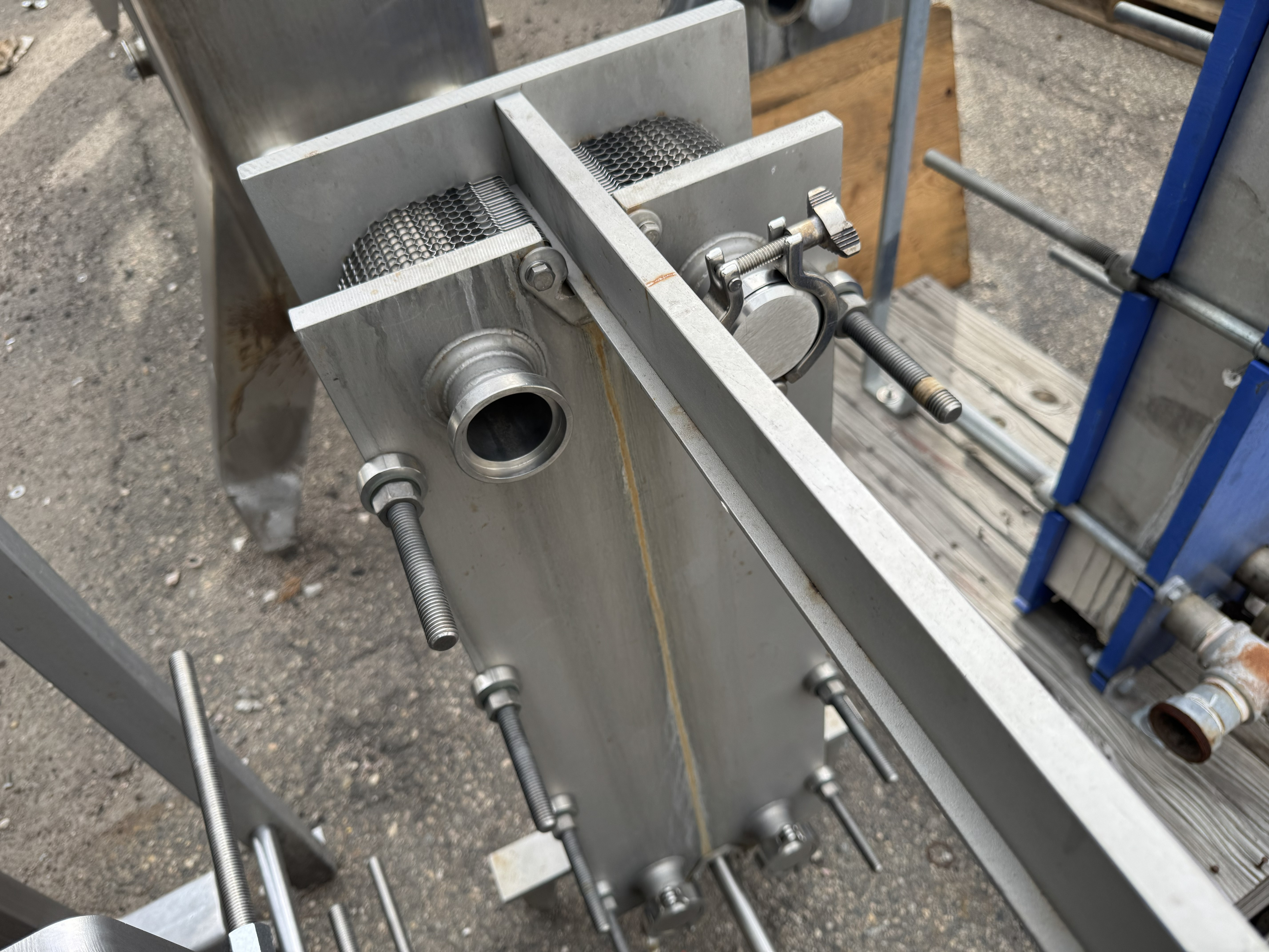 Used CHERRY BURRELL PLATE HEAT EXCHANGER