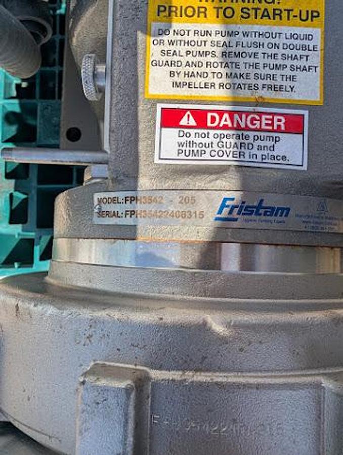Refurbished FRISTAM FM 312 CENTRIFUGAL PUMP