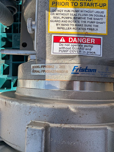 Refurbished FRISTAM FM 312 CENTRIFUGAL PUMP