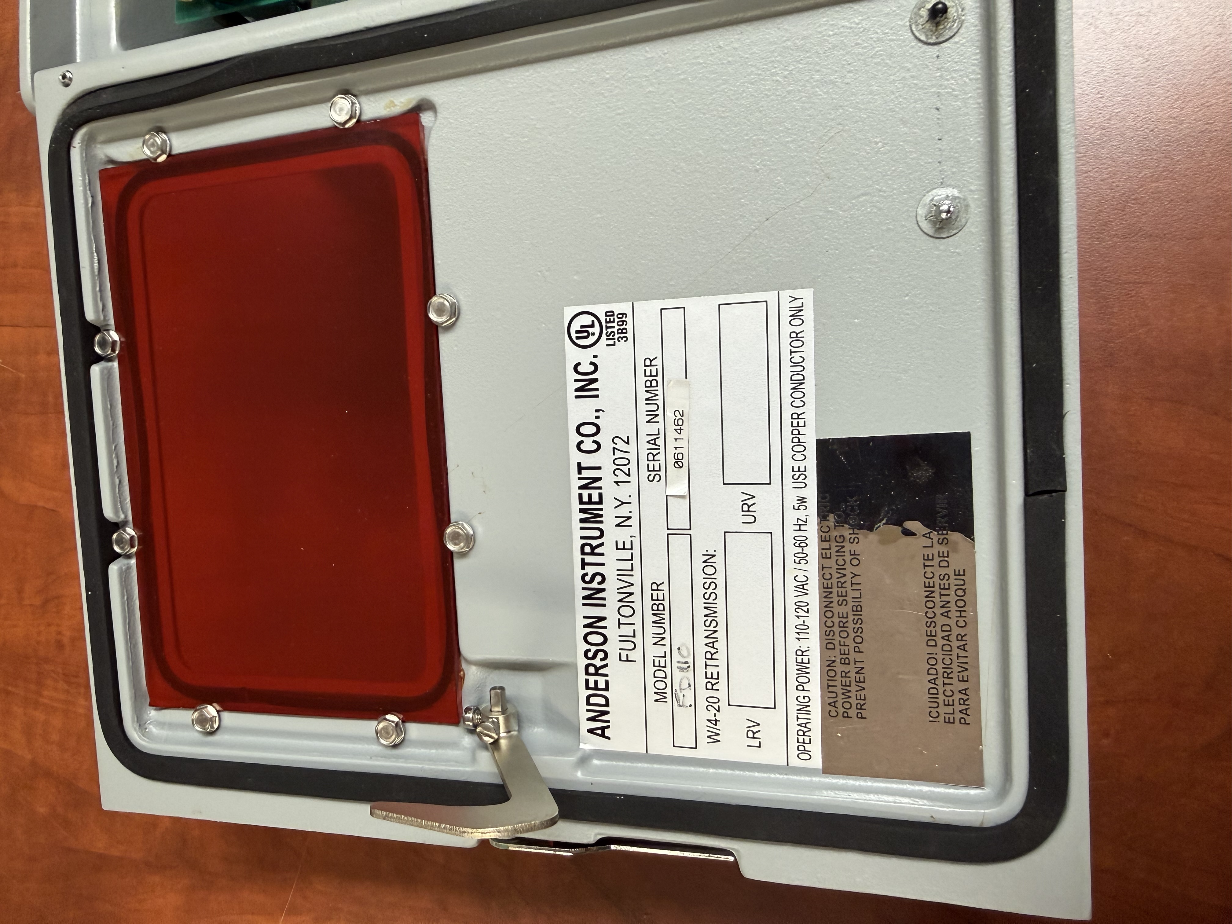 Tested ANDERSON INSTRUMENT FD110