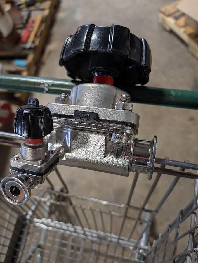Used GEMÜ SANITARY DIAPHRAGM VALVE