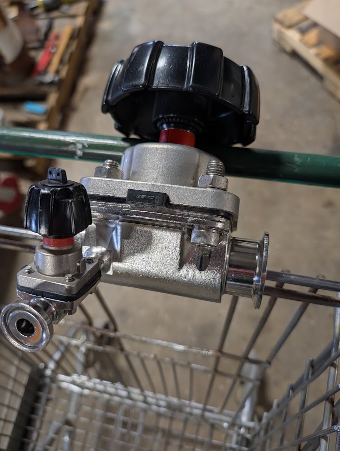 Used GEMÜ SANITARY DIAPHRAGM VALVE