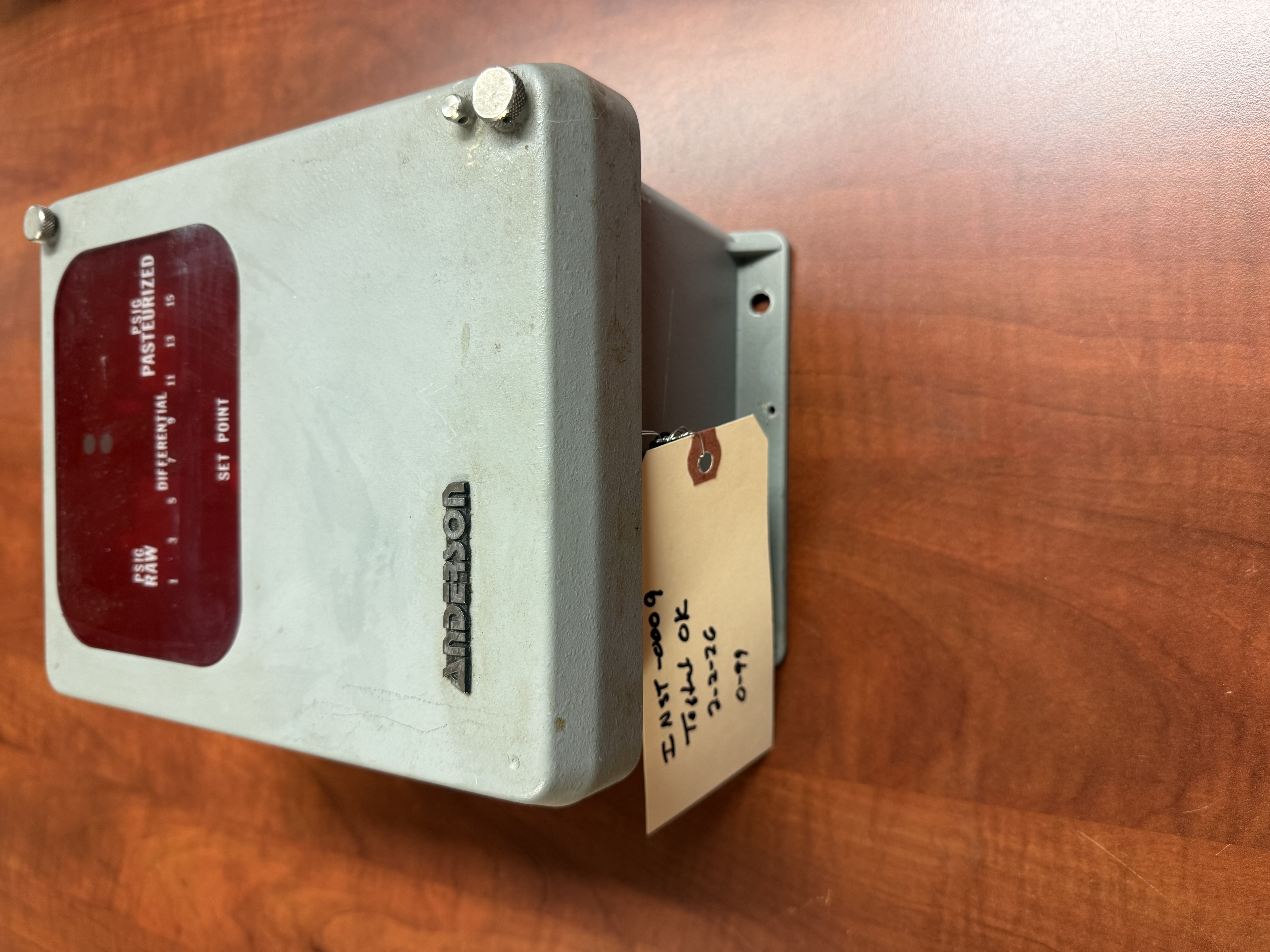 Tested ANDERSON INSTRUMENT JD122B02AD50