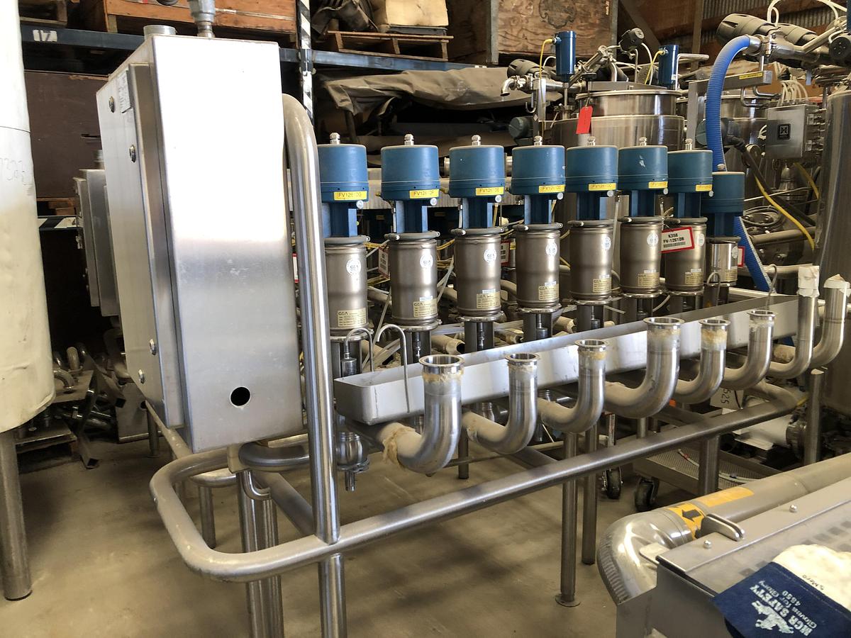 Used 8 X 1 GEA VALVE CLUSTER + CONTROL PANEL