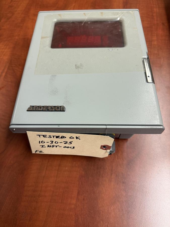 Tested ANDERSON INSTRUMENT FD110