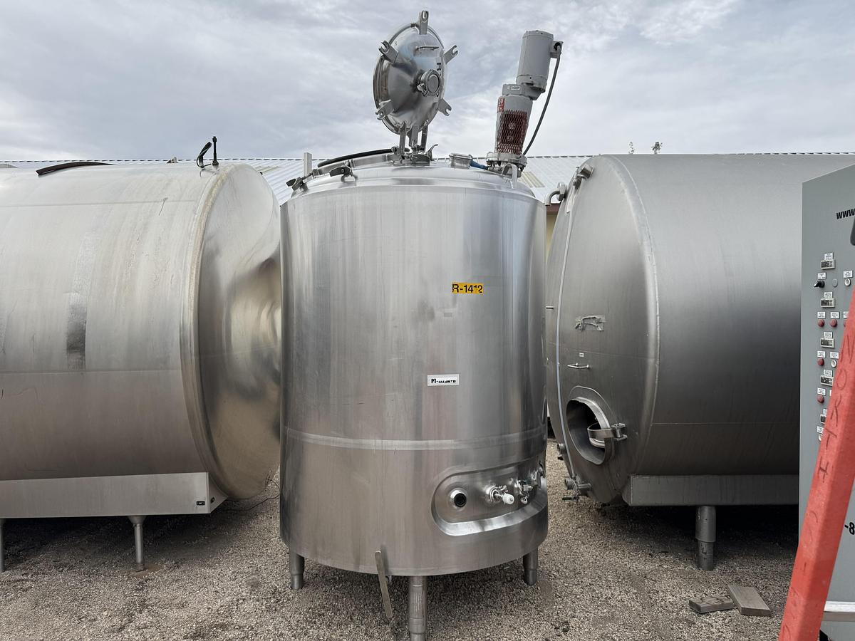 Used 2500 LITERS PROCESSOR TANK