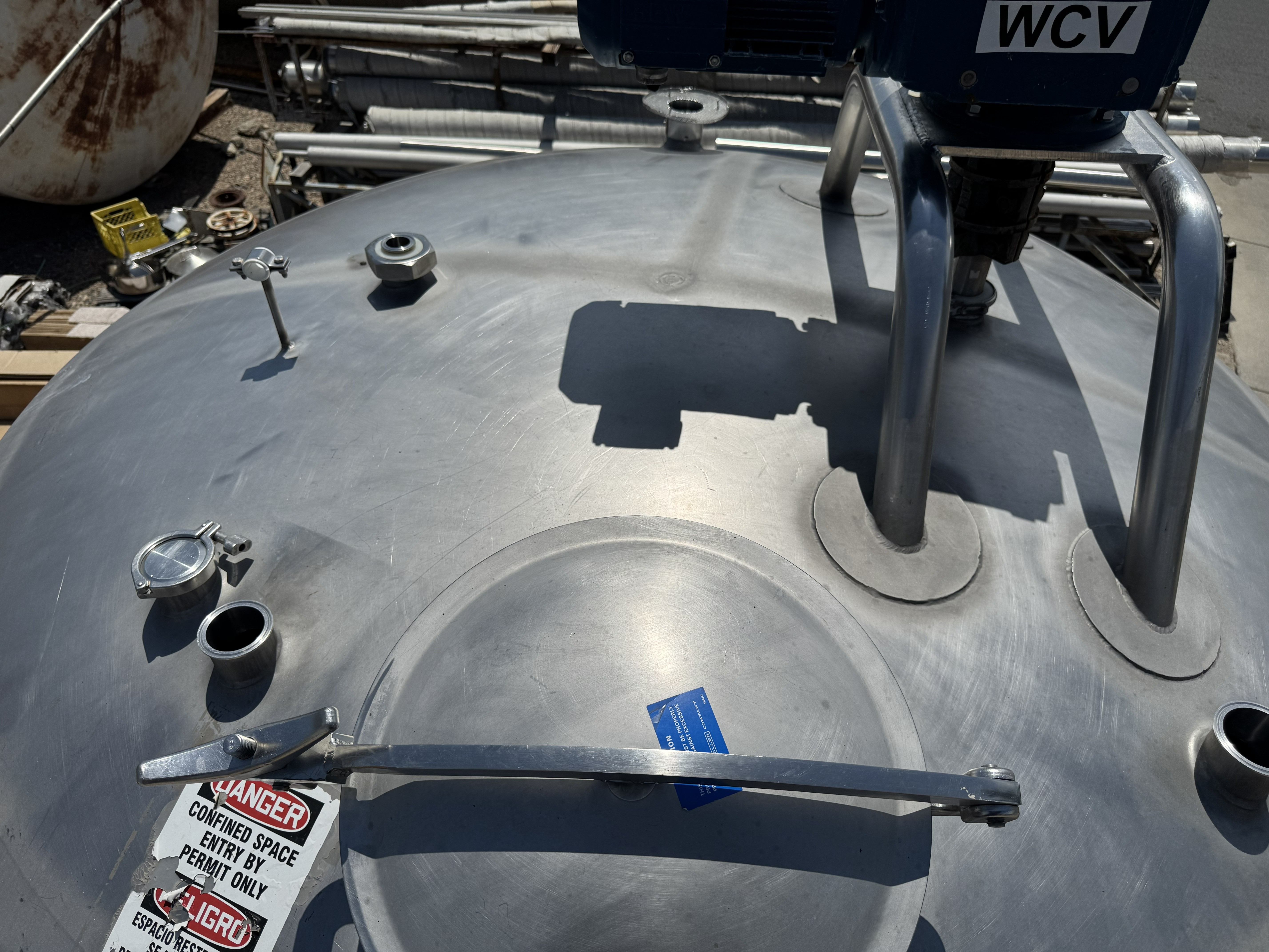 Used 7,100 LITERS PROCESSOR TANK