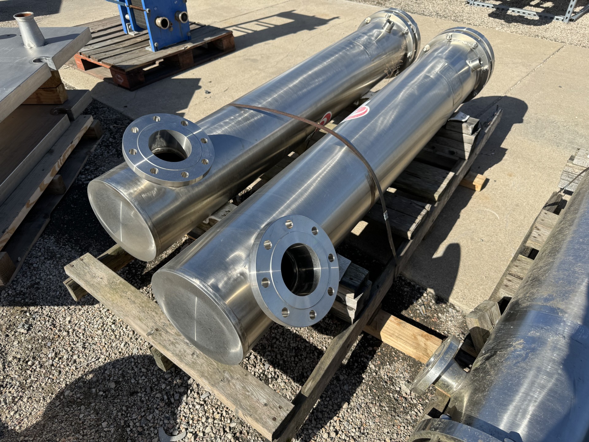 Refurbished ENERQUIP SHELL AND TUBE HEAT EXCHANGER