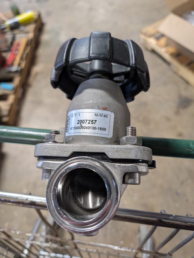 Used GEMÜ SANITARY DIAPHRAGM VALVE