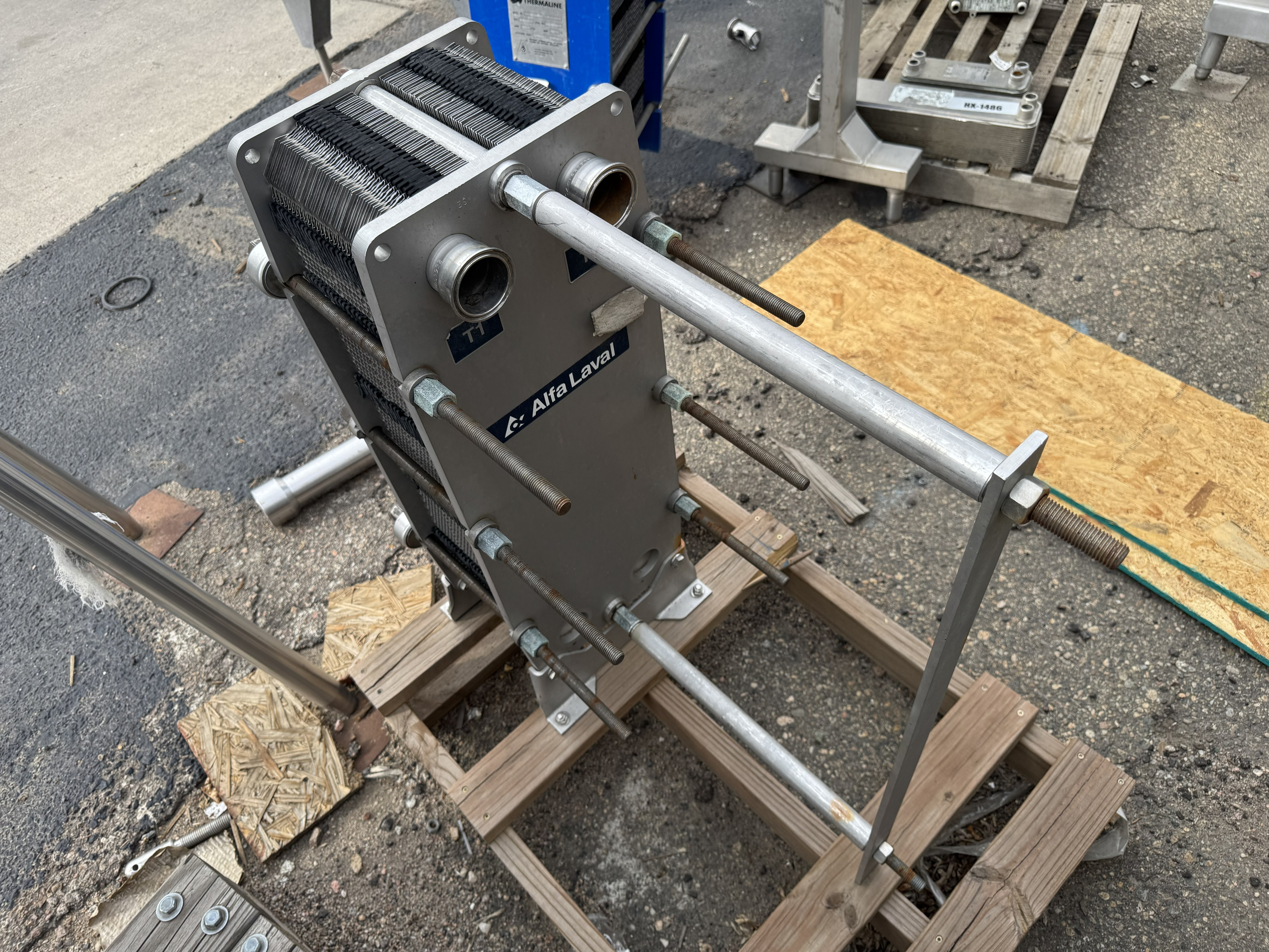 Used ALFA LAVAL PLATE HEAT EXCHANGER