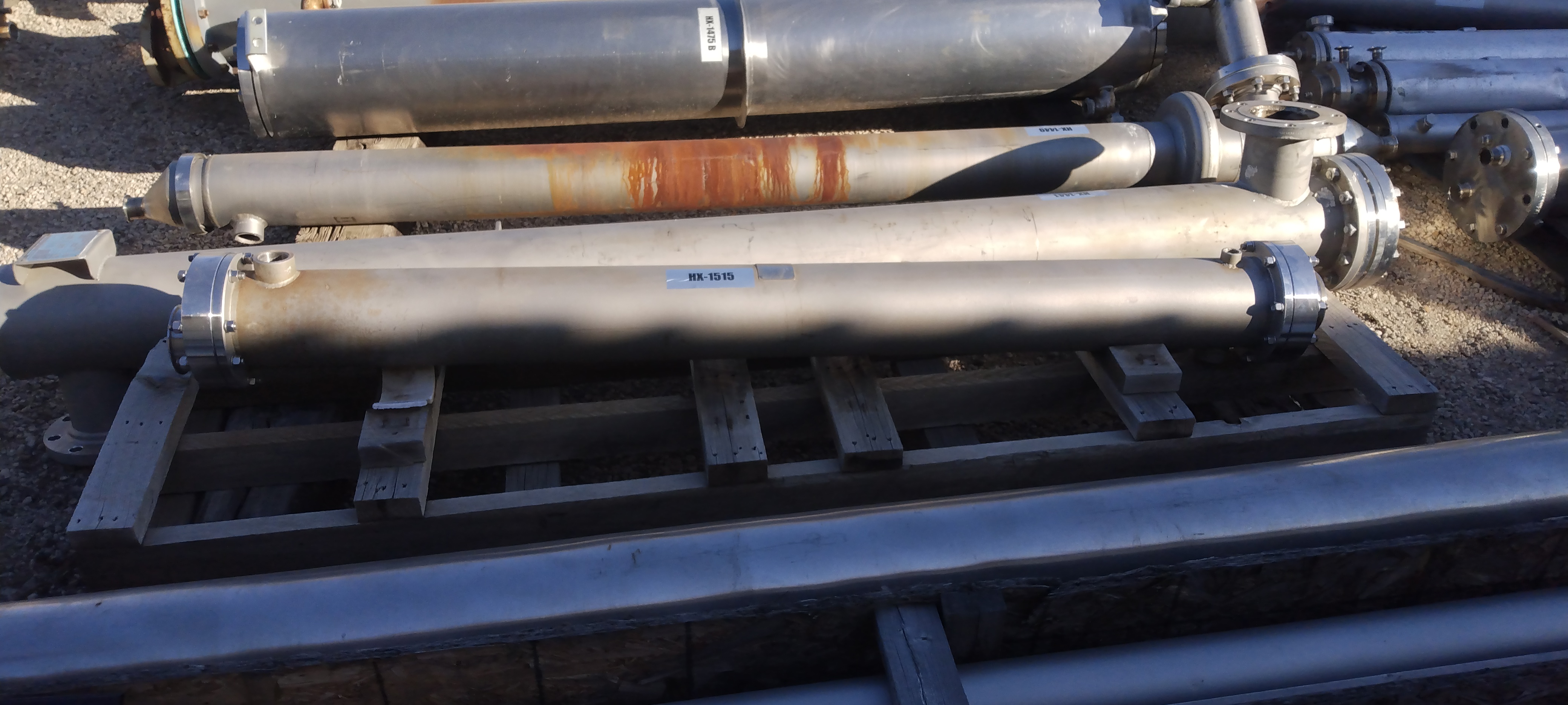 Refurbished 90 SQUARE FOOT TUBE & SHELL HEAT EXCHANGER