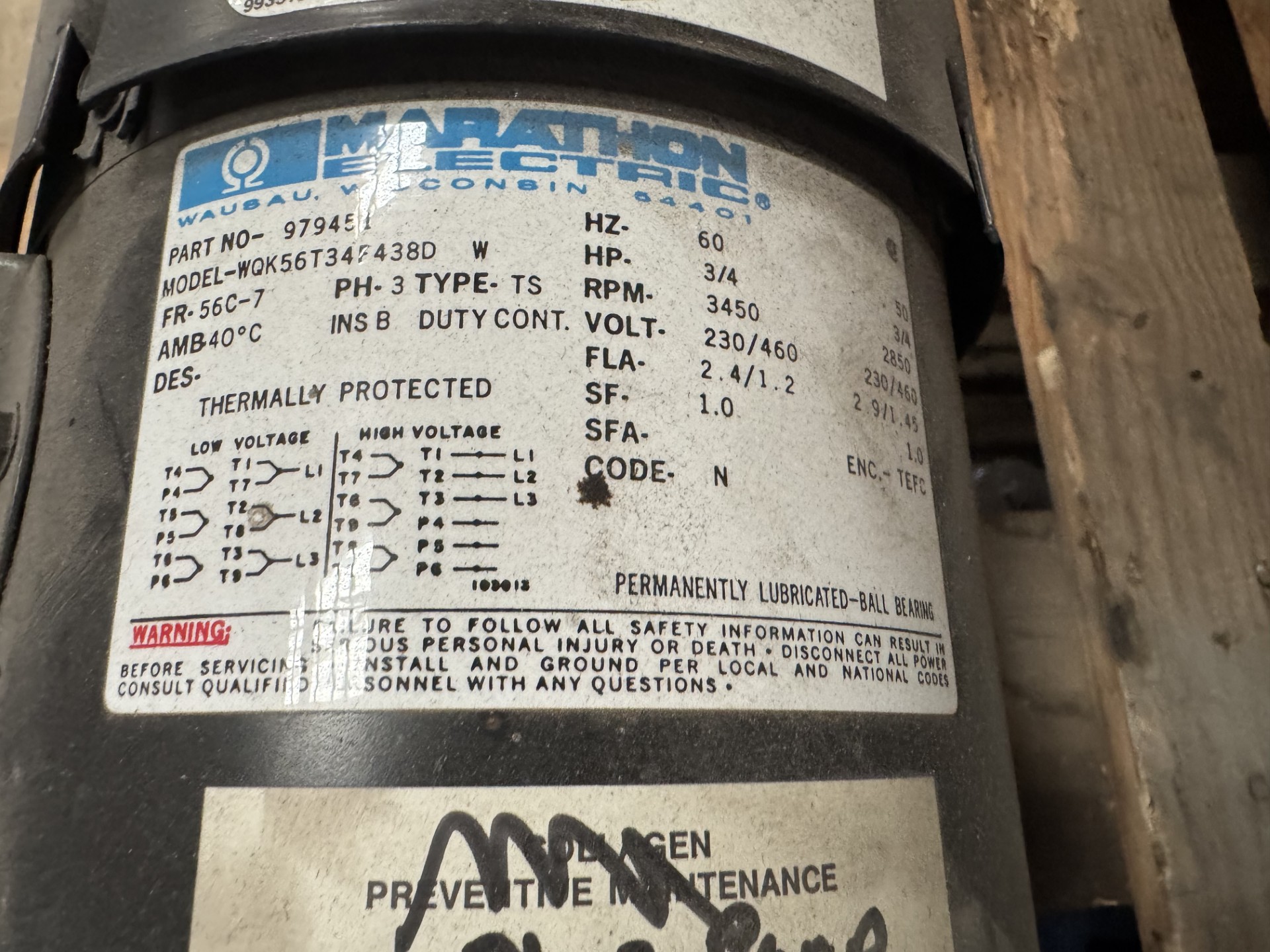 Used LITTLE GIANT TE-7-MD-HC CENTRIFUGAL PUMP