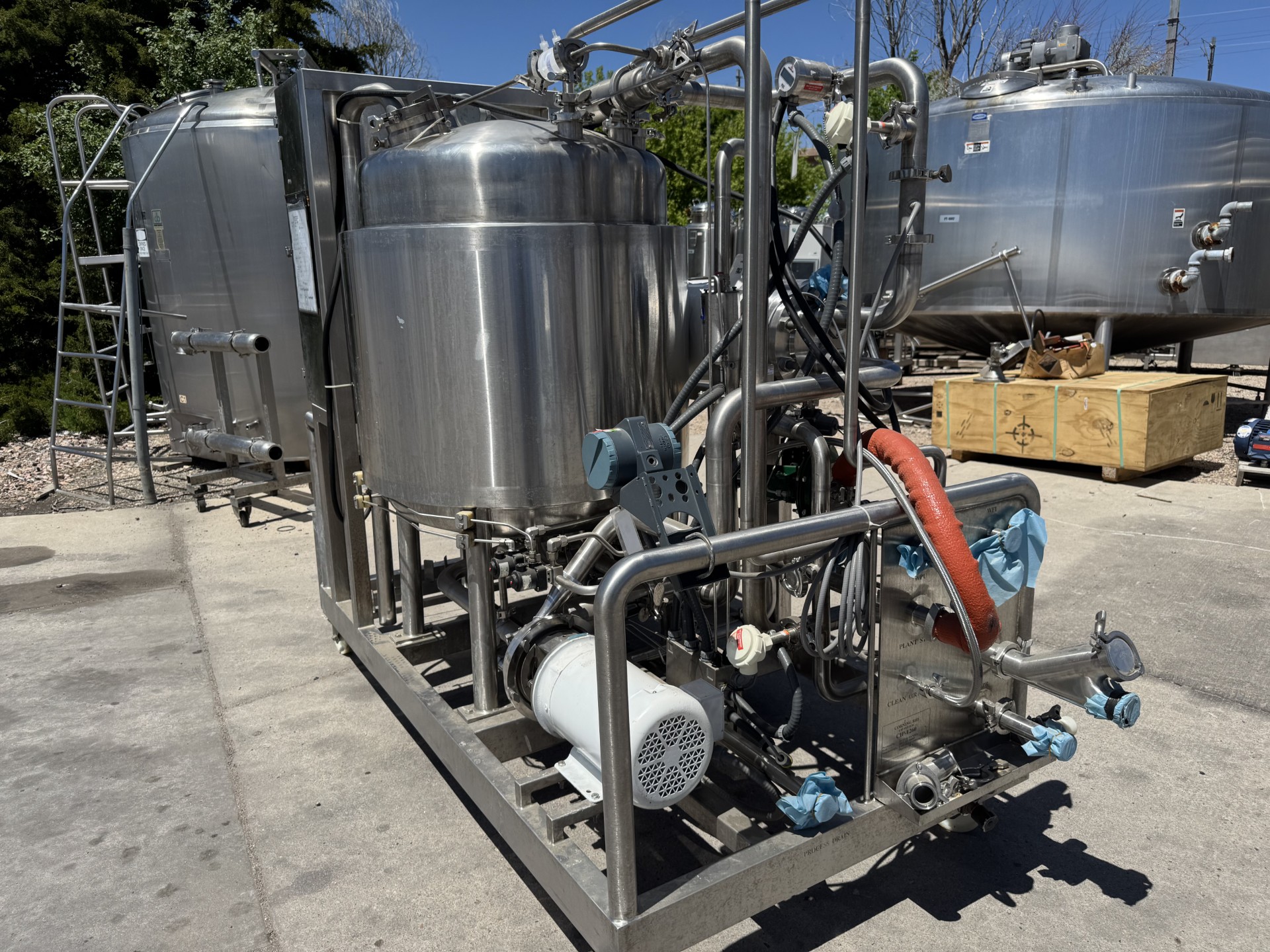 Tested SINGLE TANK CIP SYSTEM