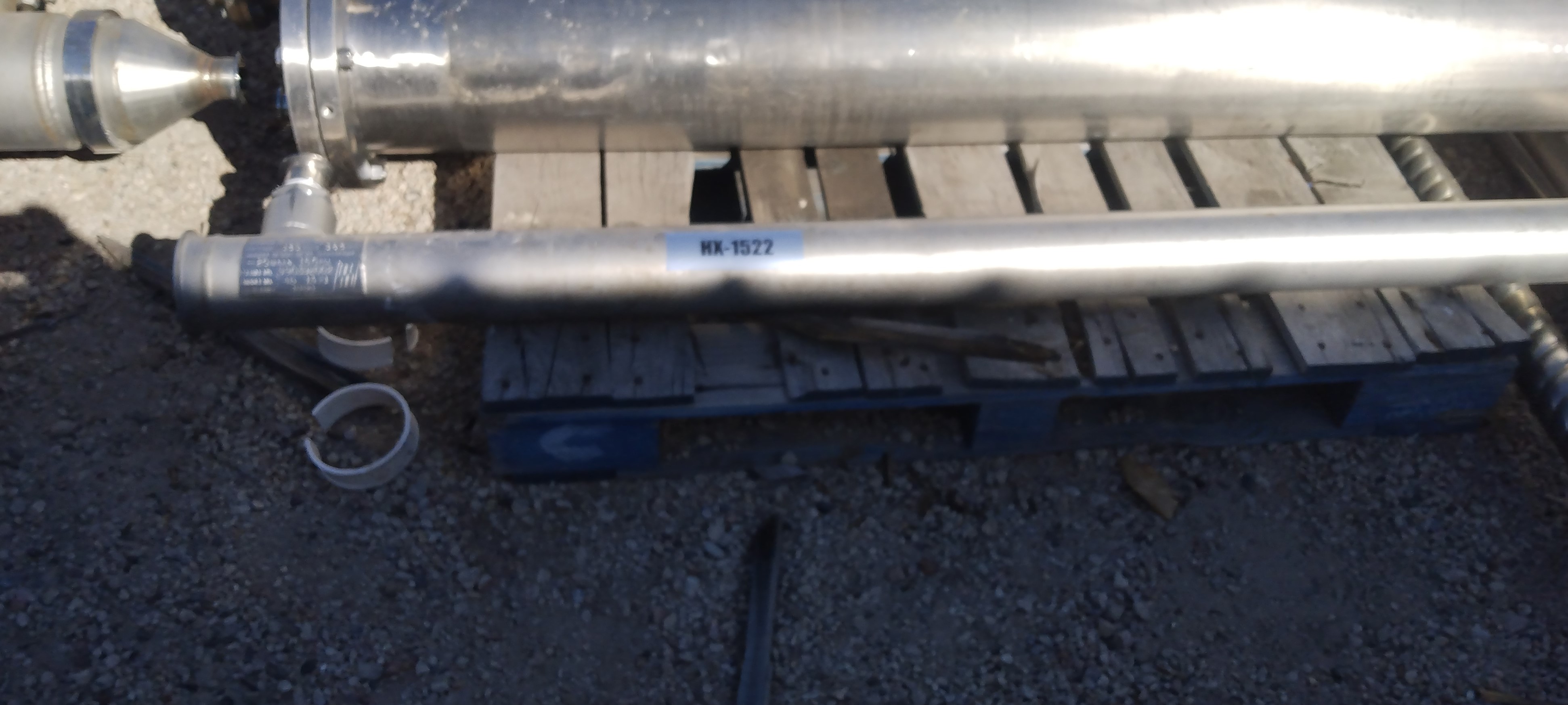 Refurbished 42 SQ. FT. SCHERPING SYSTEMS TUBE & SHELL HEAT EXCHANGER