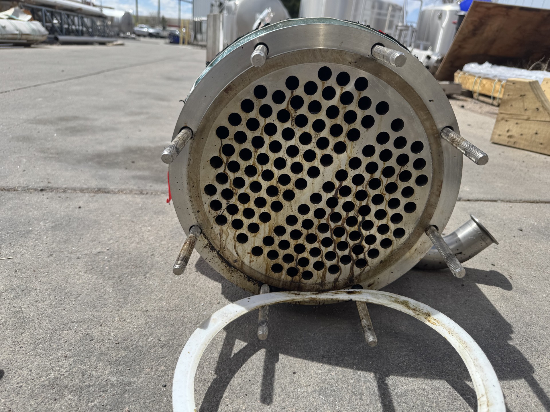 Tested TUBE AND SHELL HEAT EXCHANGER.