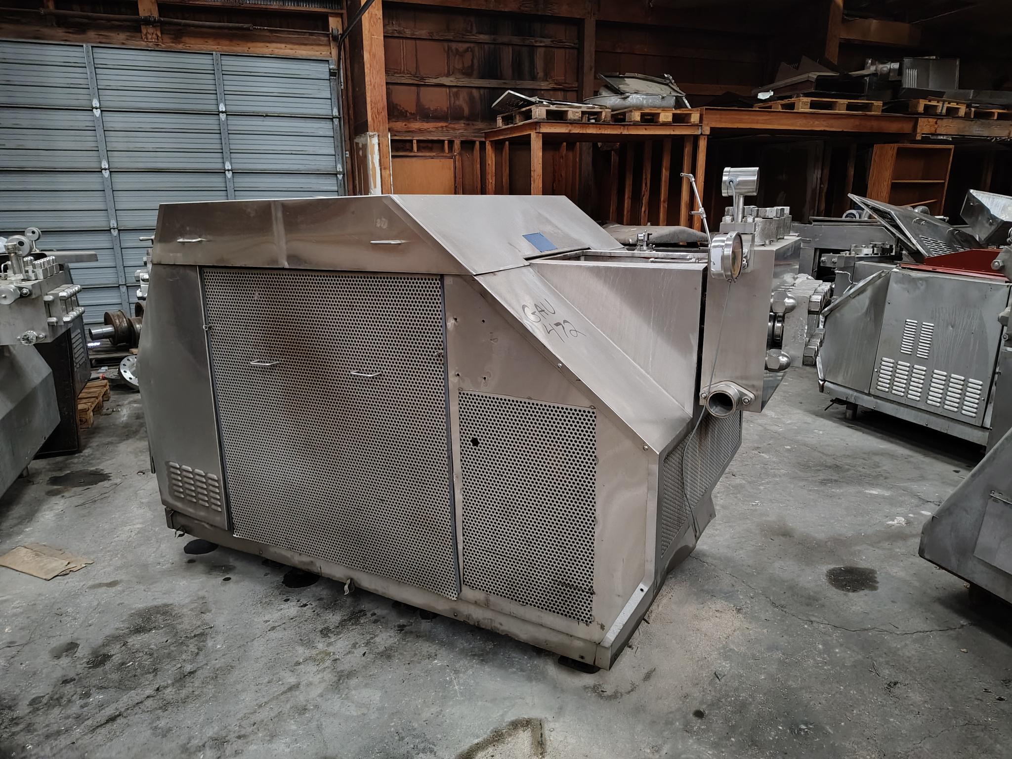 Refurbished APV Gaulin Model MS45-3.5TBS-316 Single Stage Homogenizer