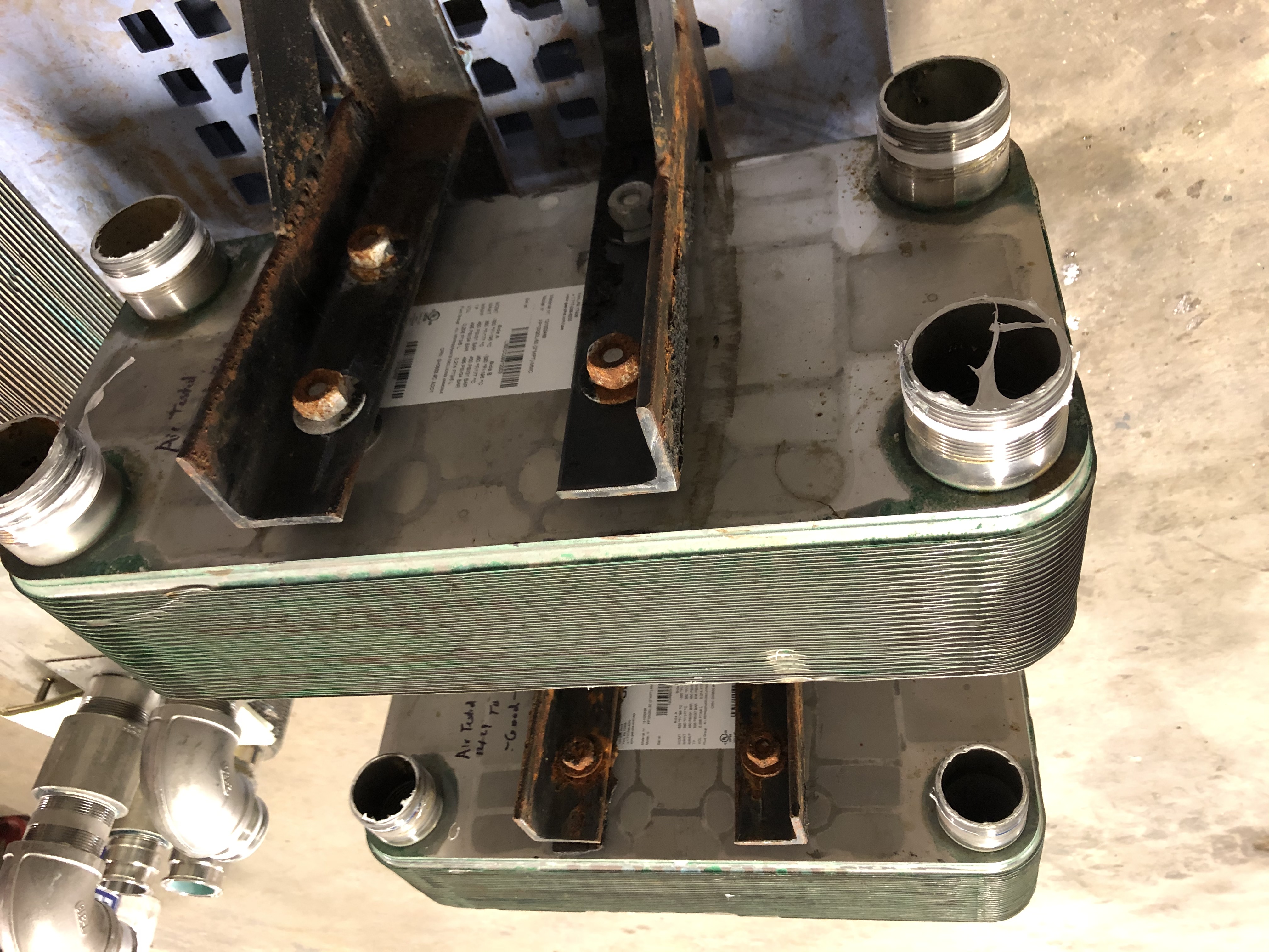 Used GEA PLATE HEAT EXCHANGER