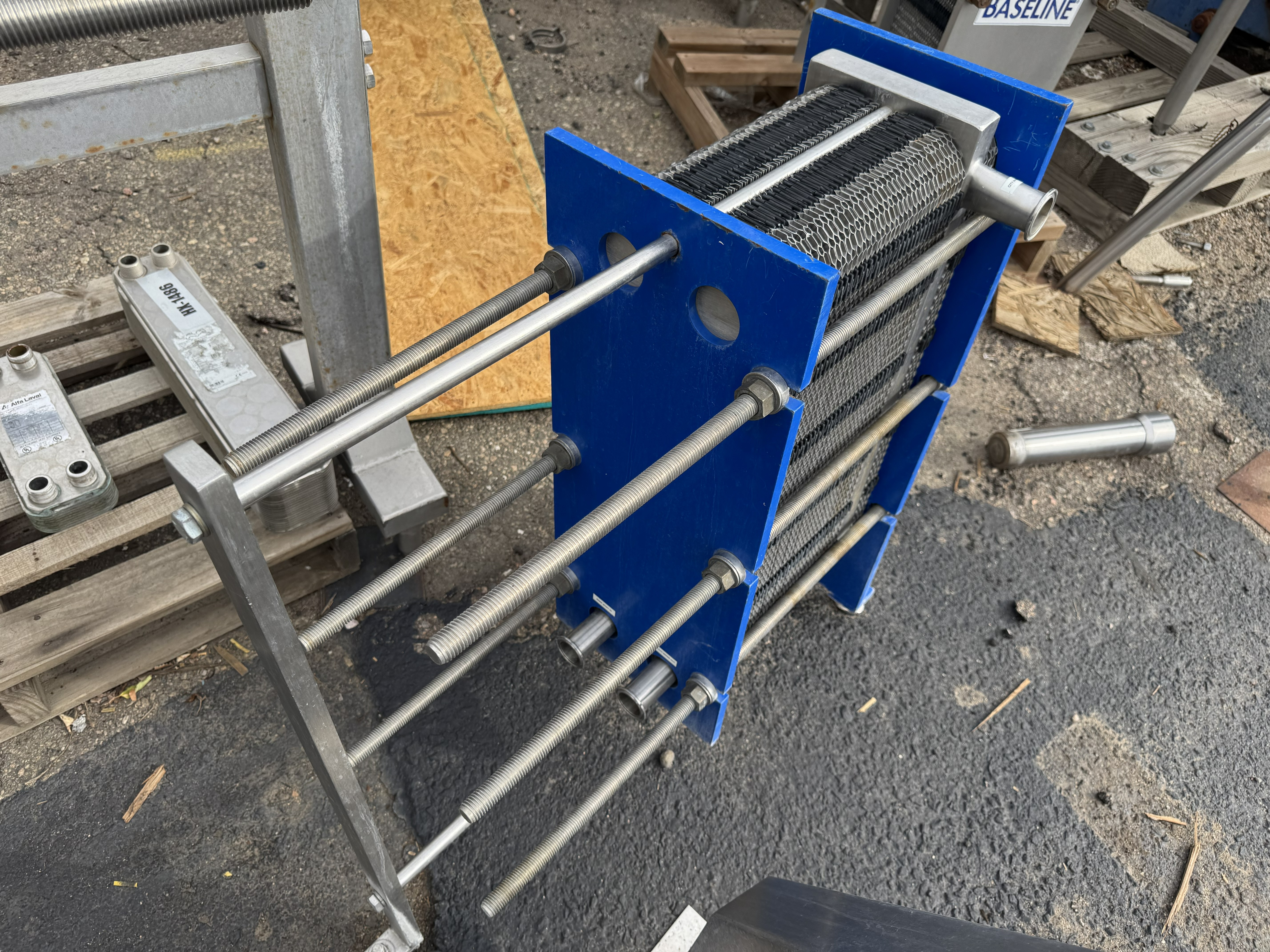 Used THERMALINE PLATE HEAT EXCHANGER