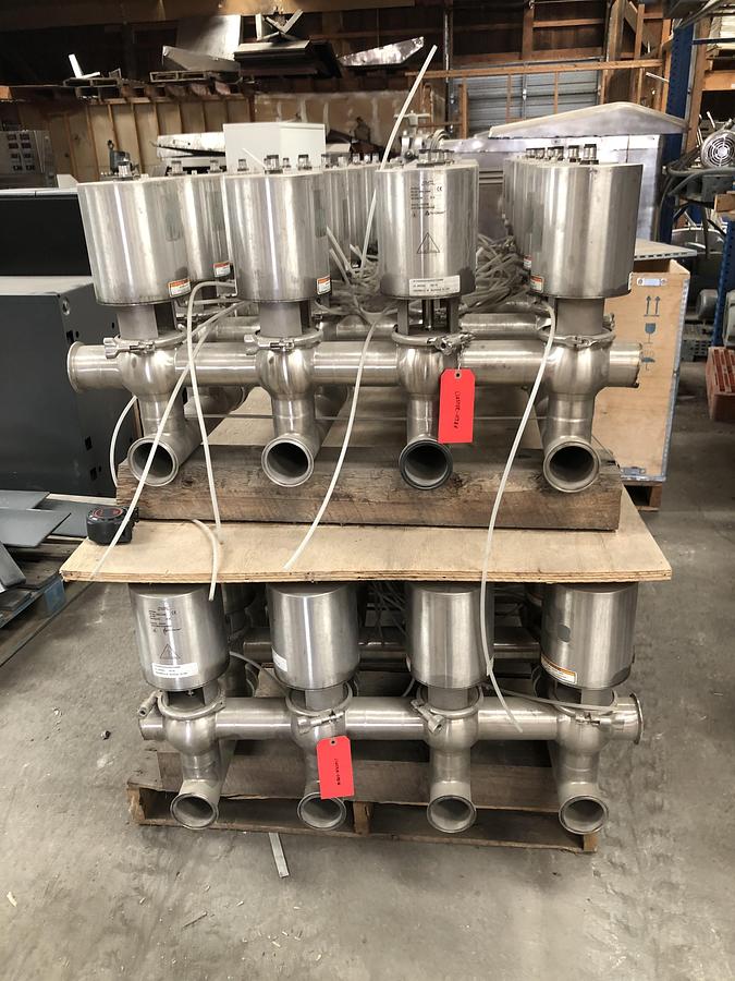 Used 4 X 7 CONFIGURATION TRI-CLOVER ALFA LAVAL SERIES 7000