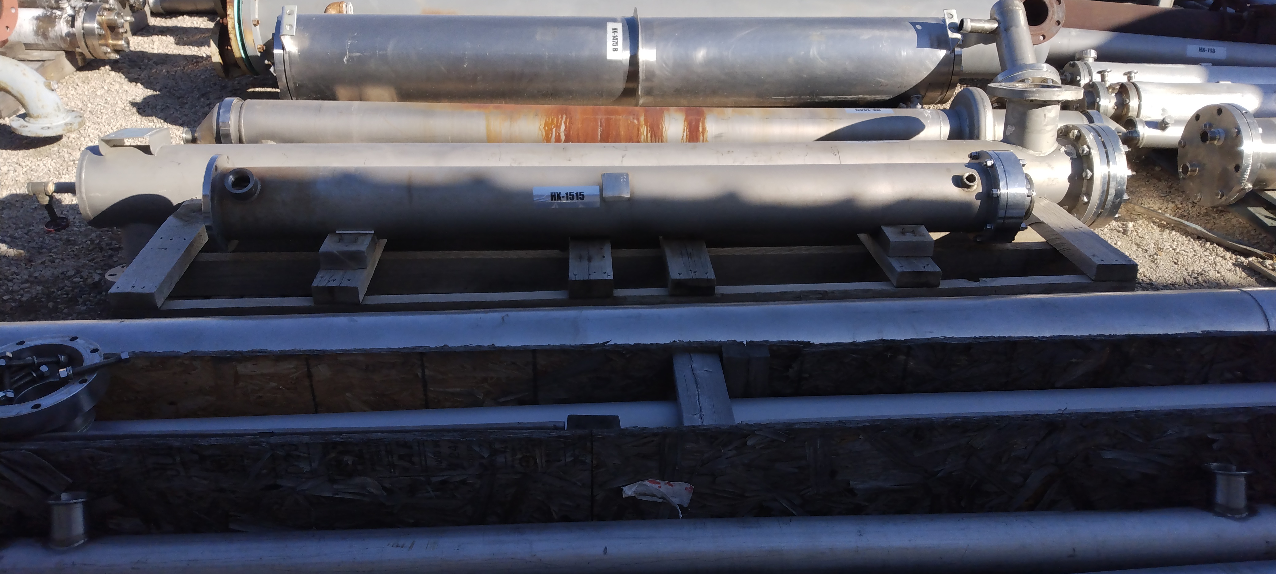 Refurbished 90 SQUARE FOOT TUBE & SHELL HEAT EXCHANGER