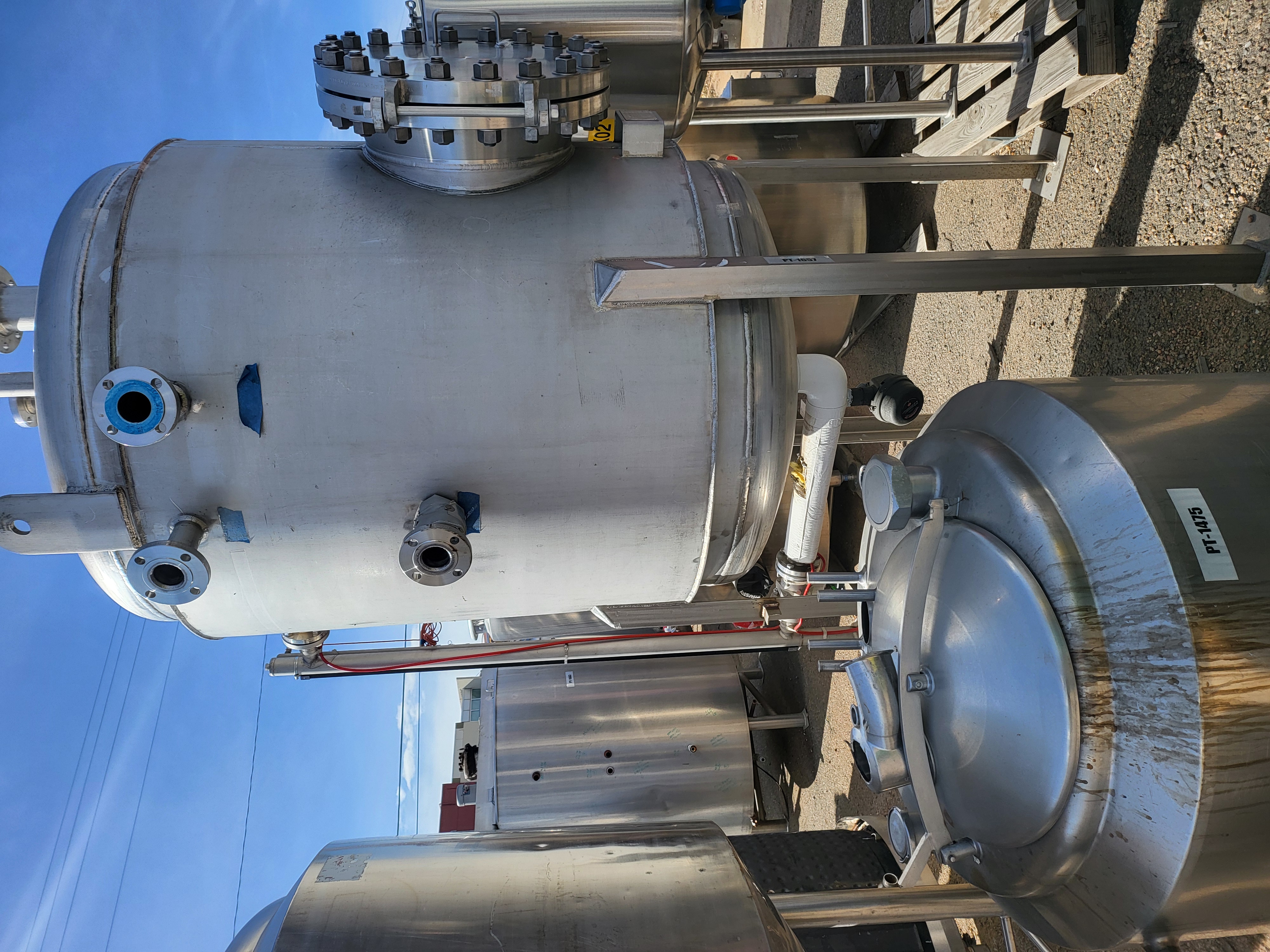 Refurbished JACKETED PRESSURE VESSEL