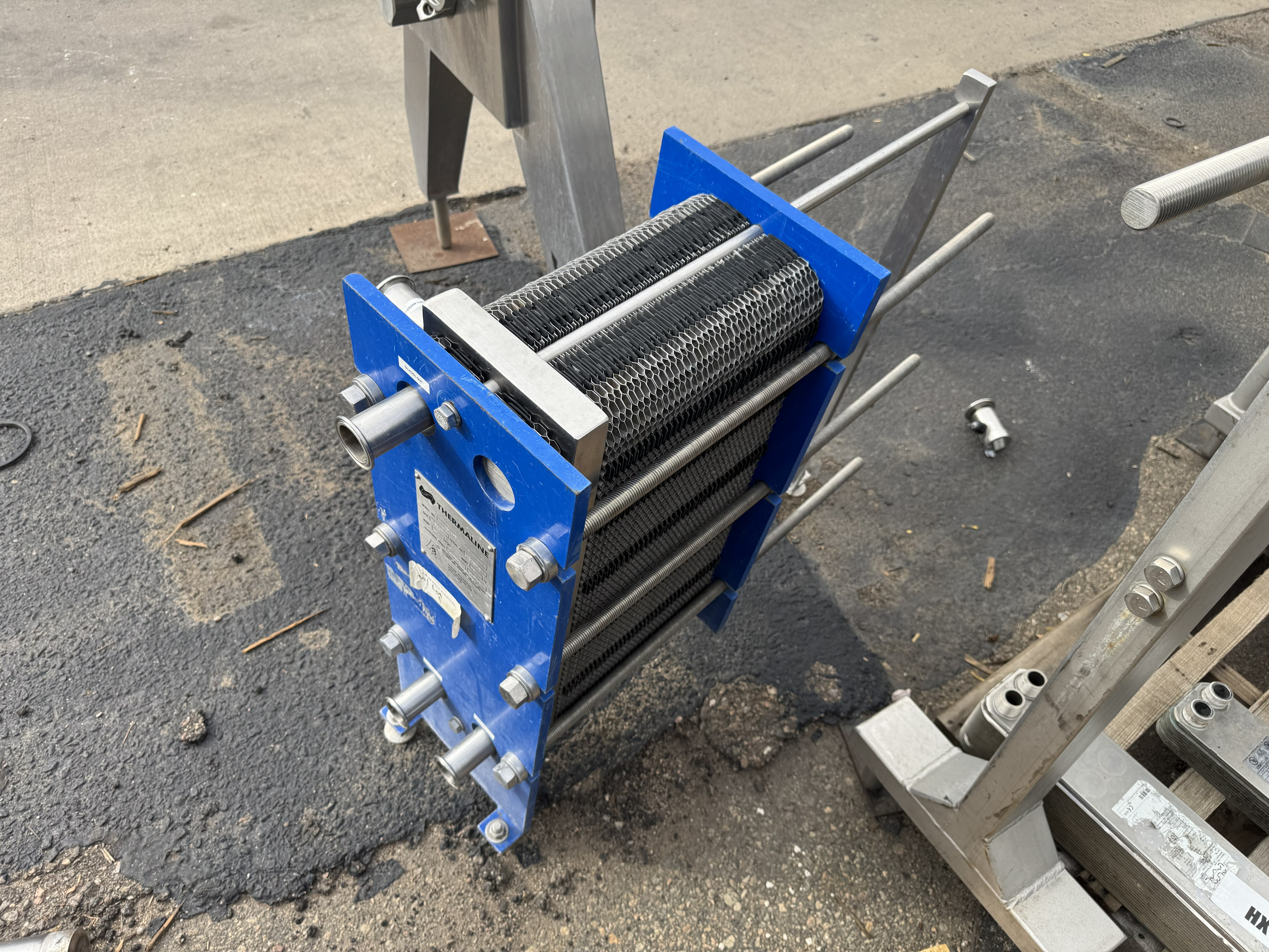Used THERMALINE PLATE HEAT EXCHANGER