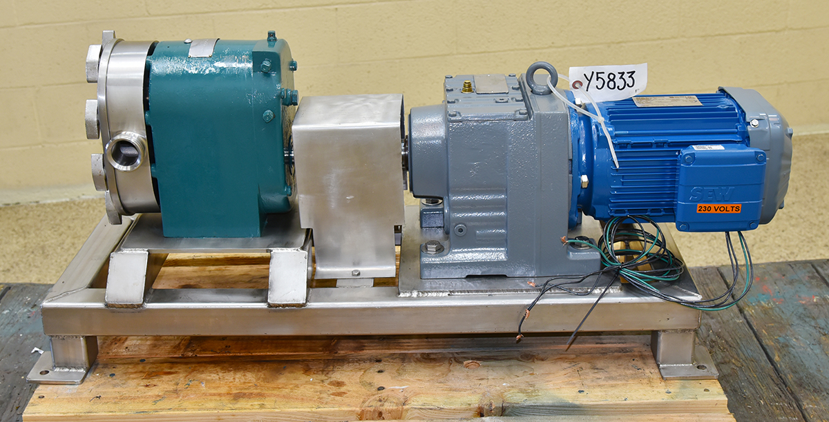Refurbished TRICLOVER PR25 POSITIVE DISPLACEMENT PUMP