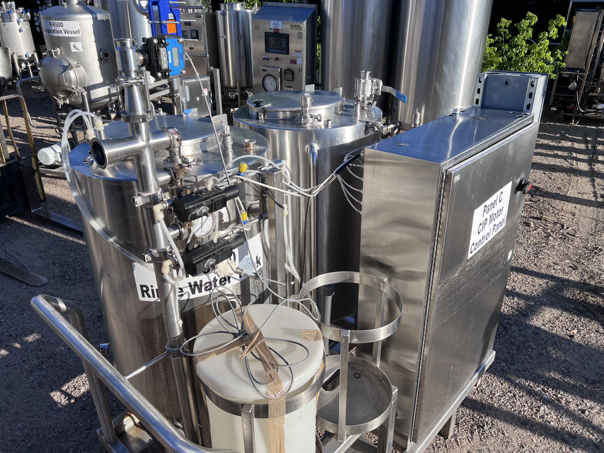 Used 2 TANK CIP SYSTEM