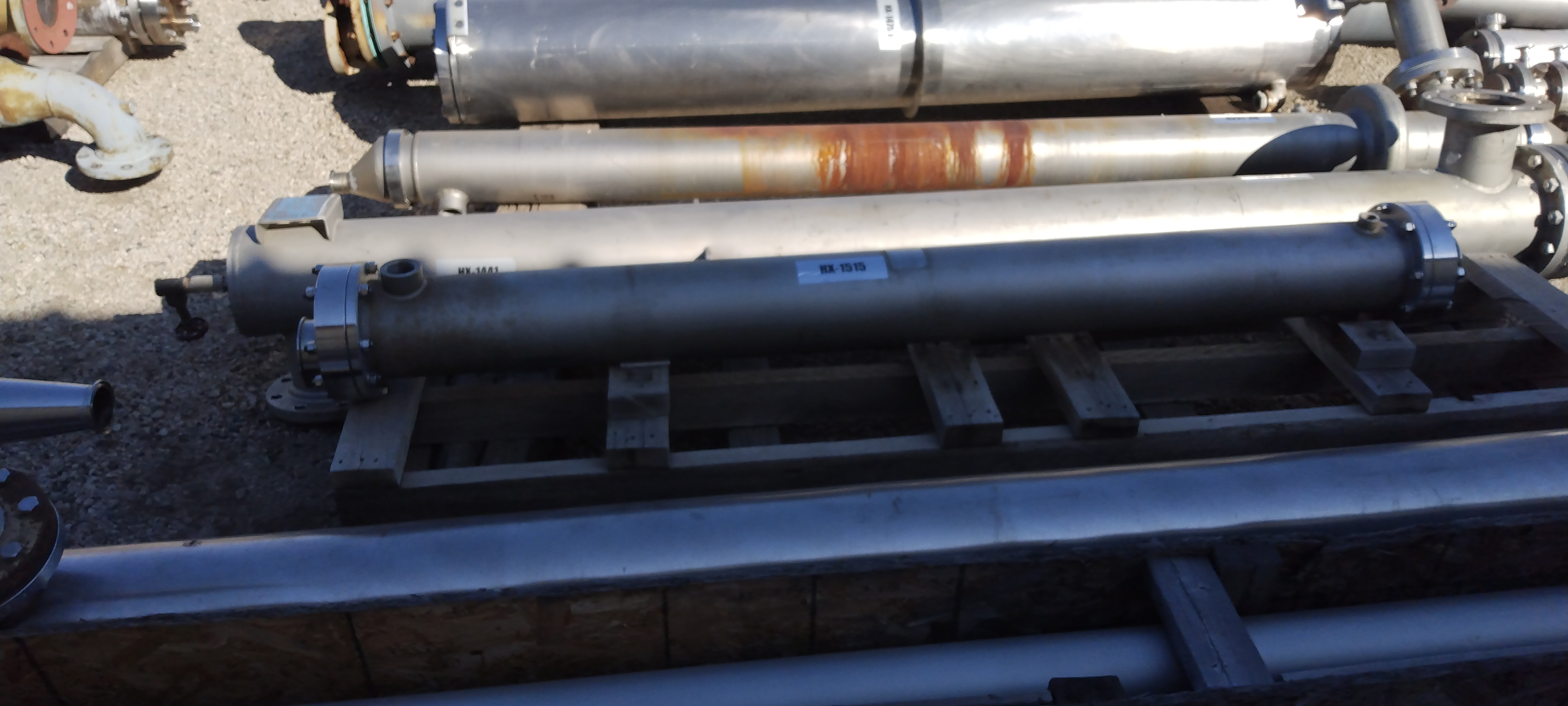 Refurbished 90 SQUARE FOOT TUBE & SHELL HEAT EXCHANGER