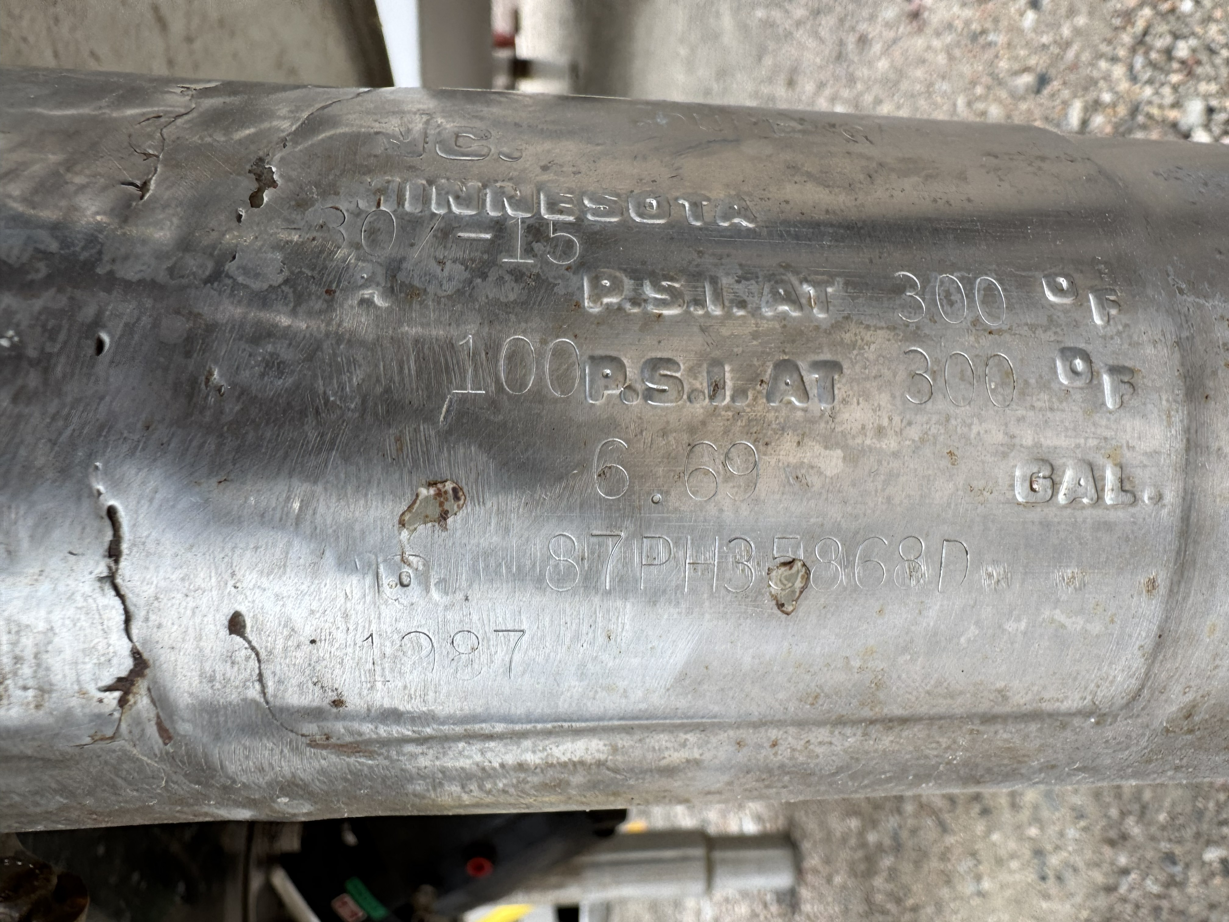 Used 2500 LITERS PROCESSOR TANK