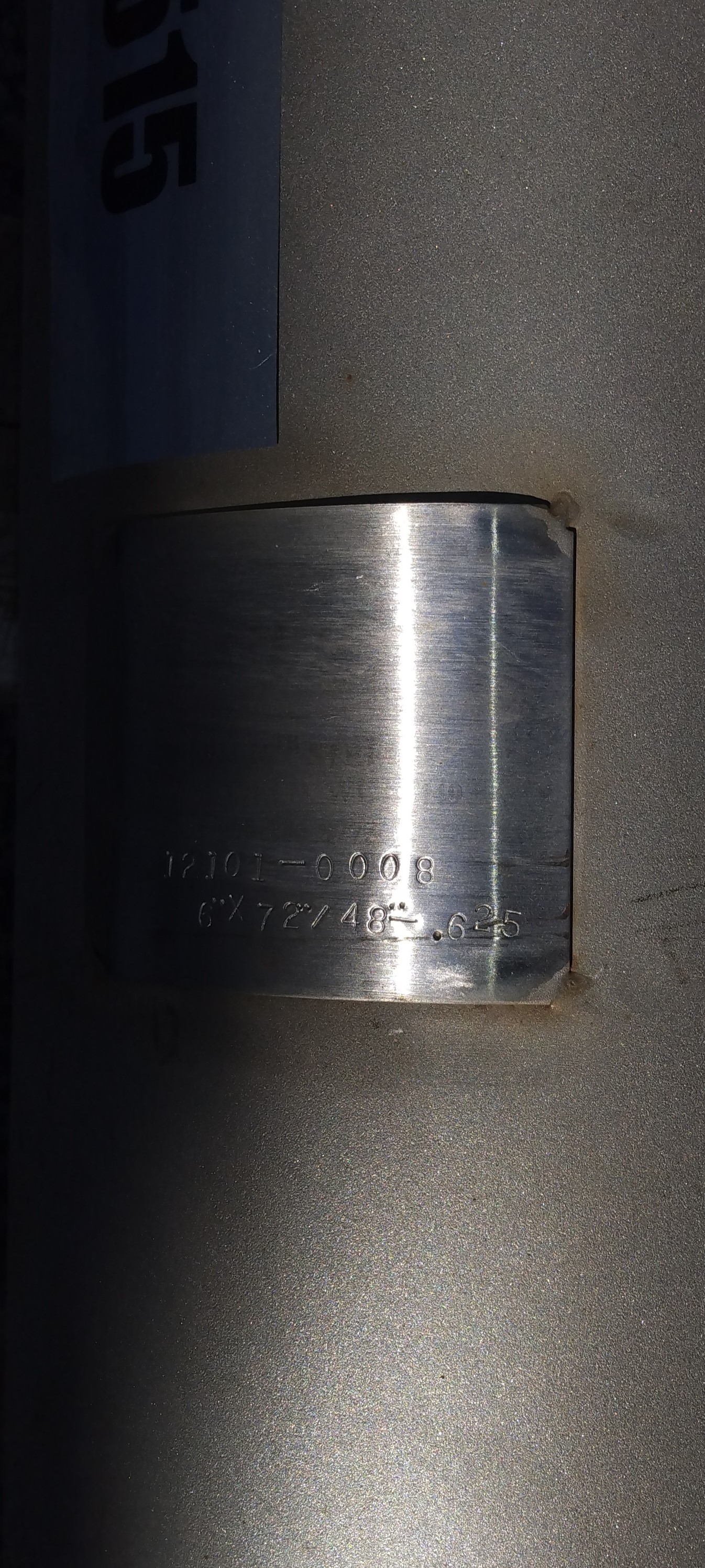 Refurbished 90 SQUARE FOOT TUBE & SHELL HEAT EXCHANGER